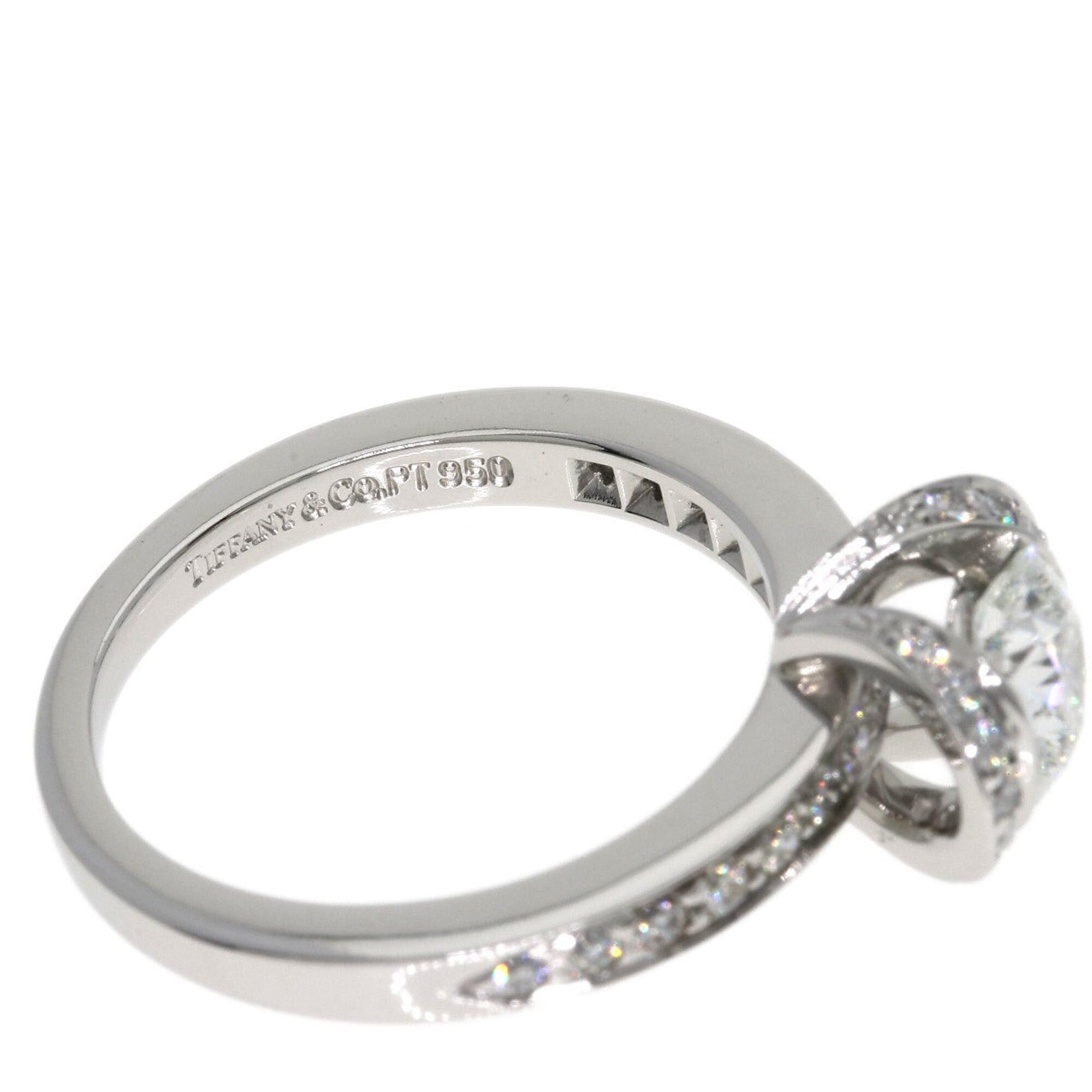 Tiffany & Co. Tiffany & Co. Ribbon Diamond Ring, Platinum PT950, Women's Ring. Size ONE SIZE - 5 Thumbnail