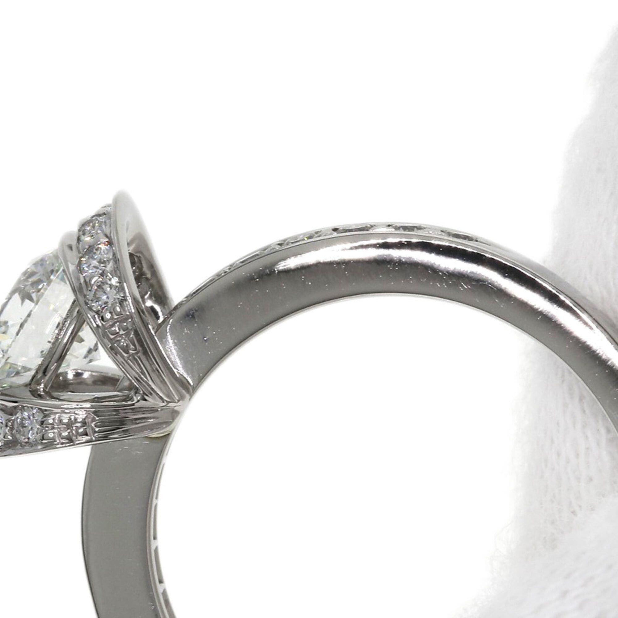 Tiffany & Co. Tiffany & Co. Ribbon Diamond Ring, Platinum PT950, Women's Ring. Size ONE SIZE - 11 Thumbnail