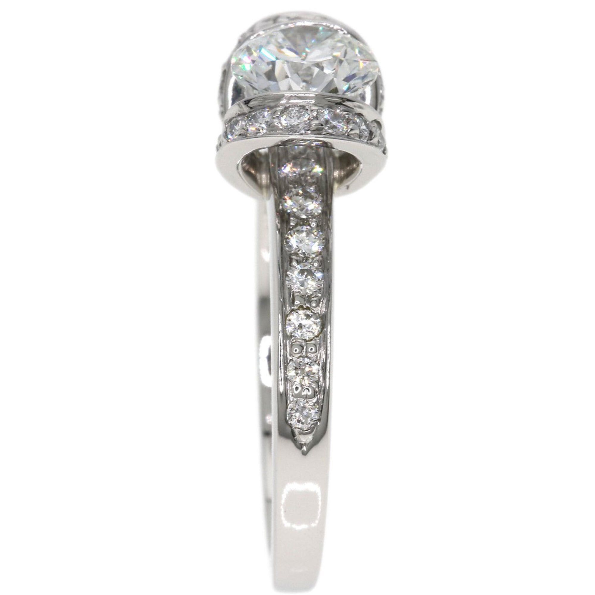Tiffany & Co. Tiffany & Co. Ribbon Diamond Ring, Platinum PT950, Women's Ring. Size ONE SIZE - 3 Thumbnail