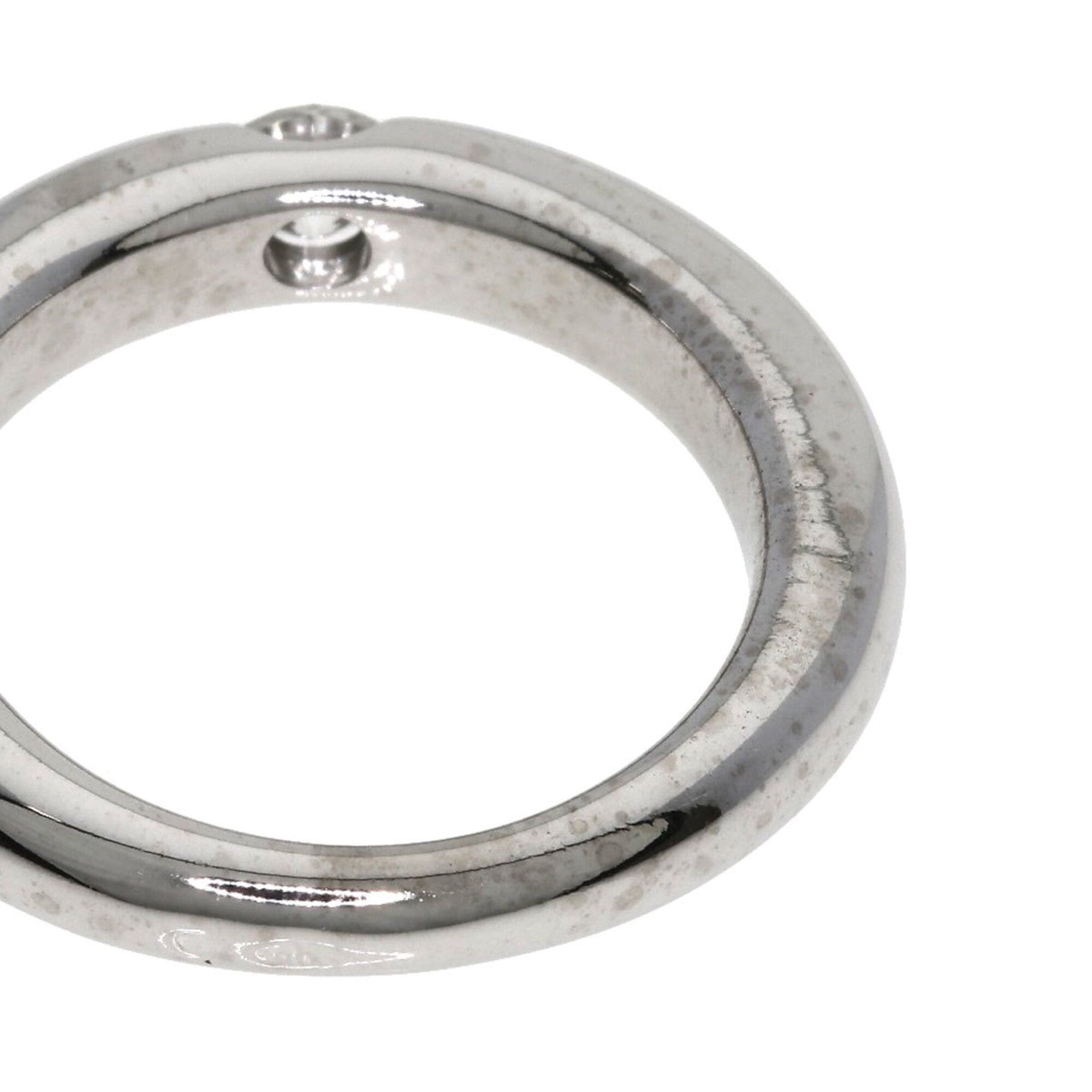 Cartier Cartier Ellipse Diamond Ring #53, 18K White Gold, Women's. Size ONE SIZE - 8 Thumbnail