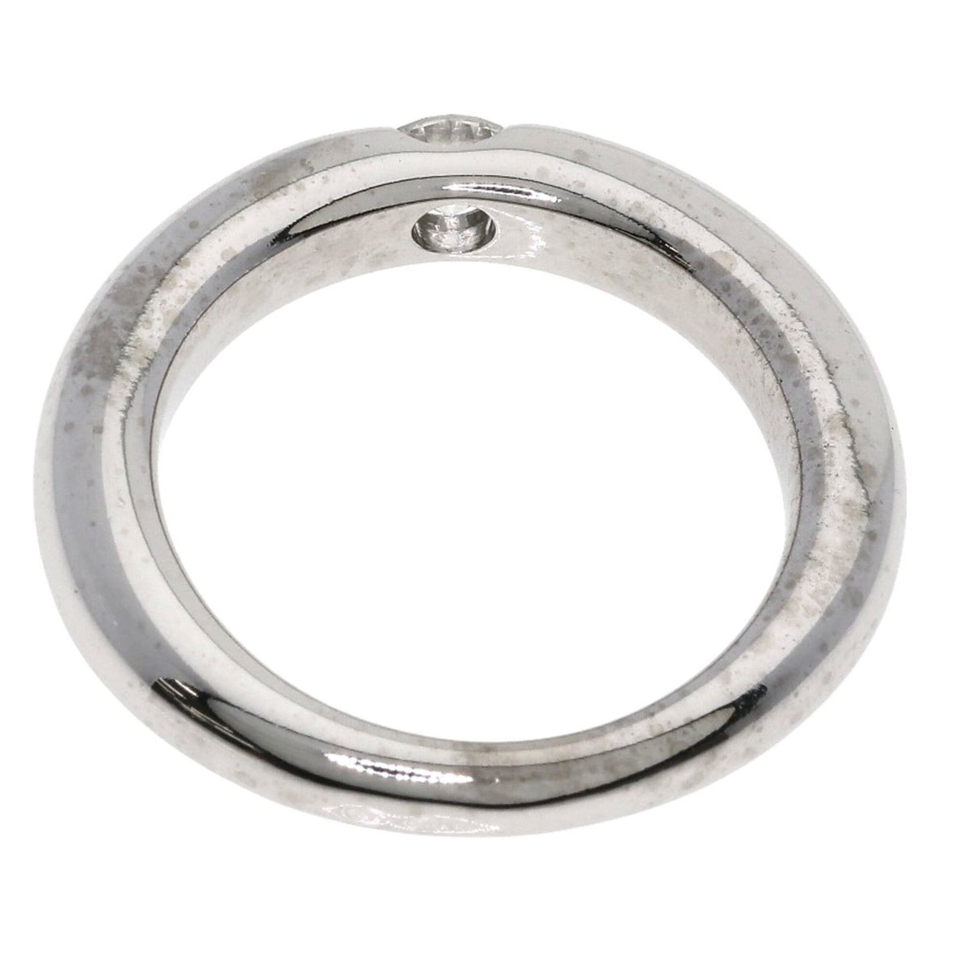 Cartier Cartier Ellipse Diamond Ring #53, 18K White Gold, Women's. Size ONE SIZE - 4 Thumbnail