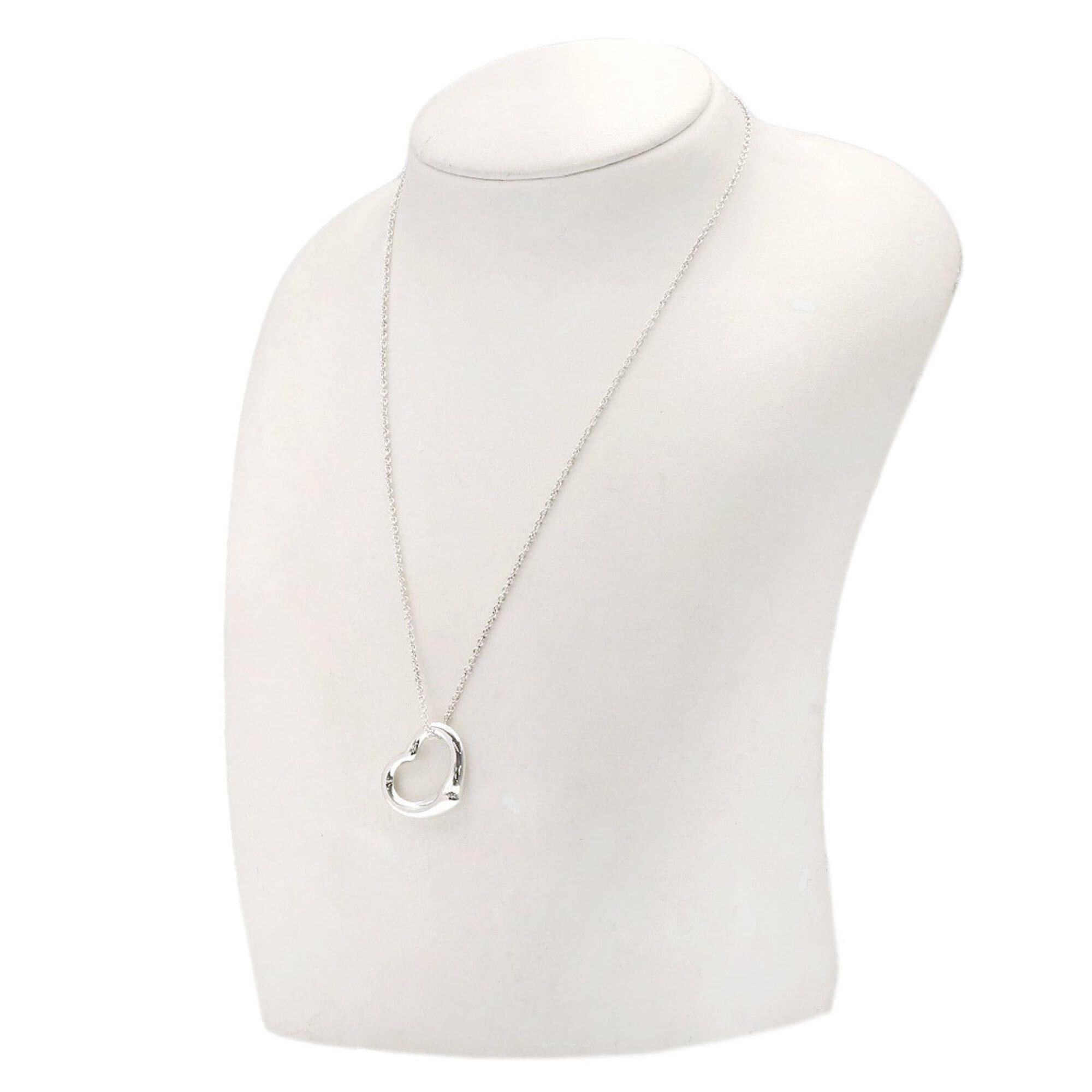 Tiffany & Co. Tiffany & Co. Open Heart Necklace, Silver, Women's. Size ONE SIZE - 4 Thumbnail