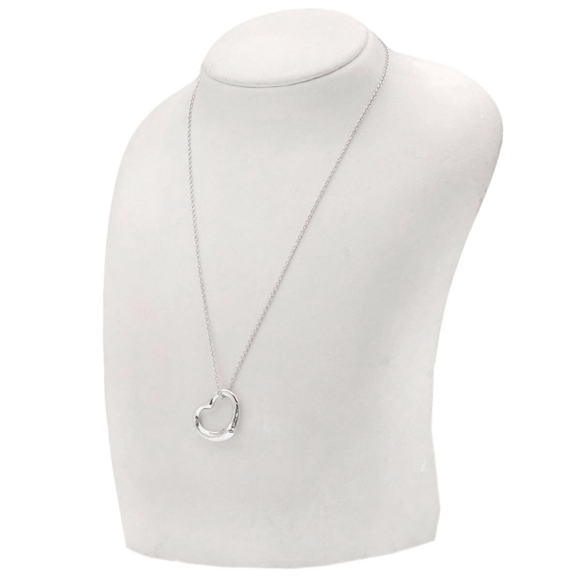 Tiffany & Co. Tiffany & Co. Open Heart Necklace, Silver, Women's. Size ONE SIZE - 5 Thumbnail