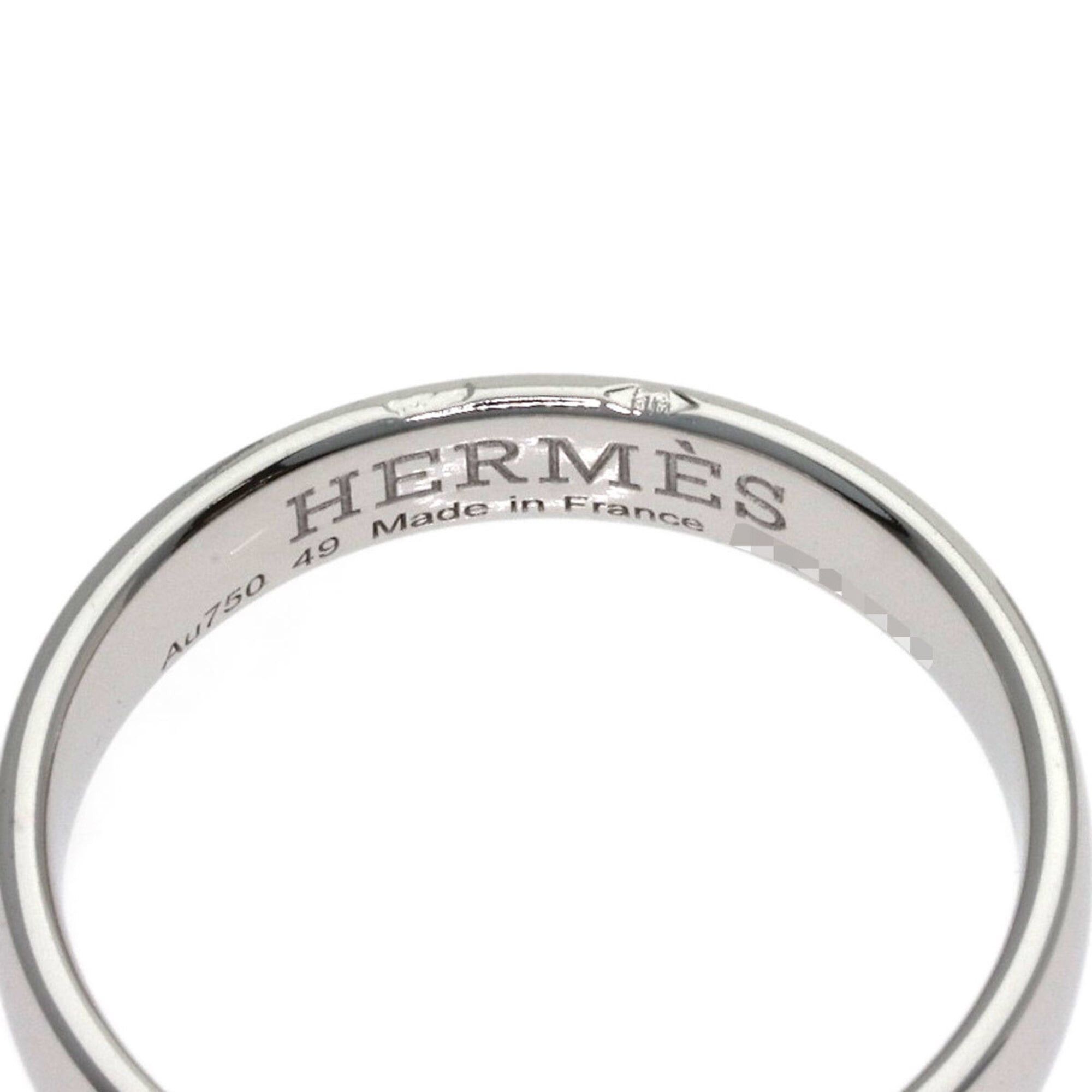 Hermes Hermes Ever Hercules #49 Ring, 18K White Gold, Women's Size ONE SIZE - 5 Thumbnail