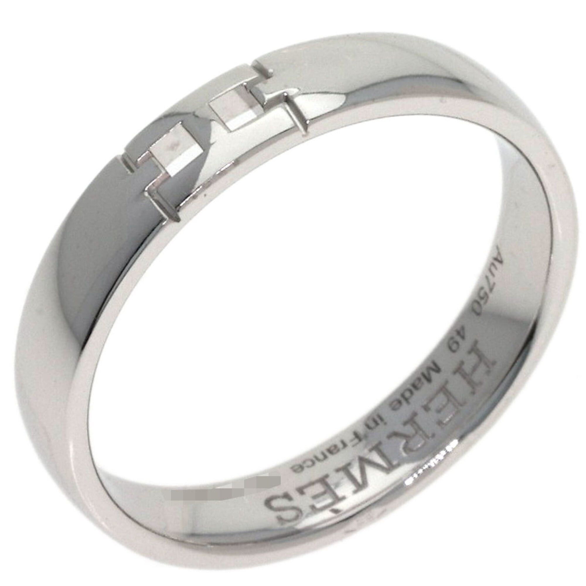 Hermes Hermes Ever Hercules #49 Ring, 18K White Gold, Women's Size ONE SIZE - 2 Thumbnail