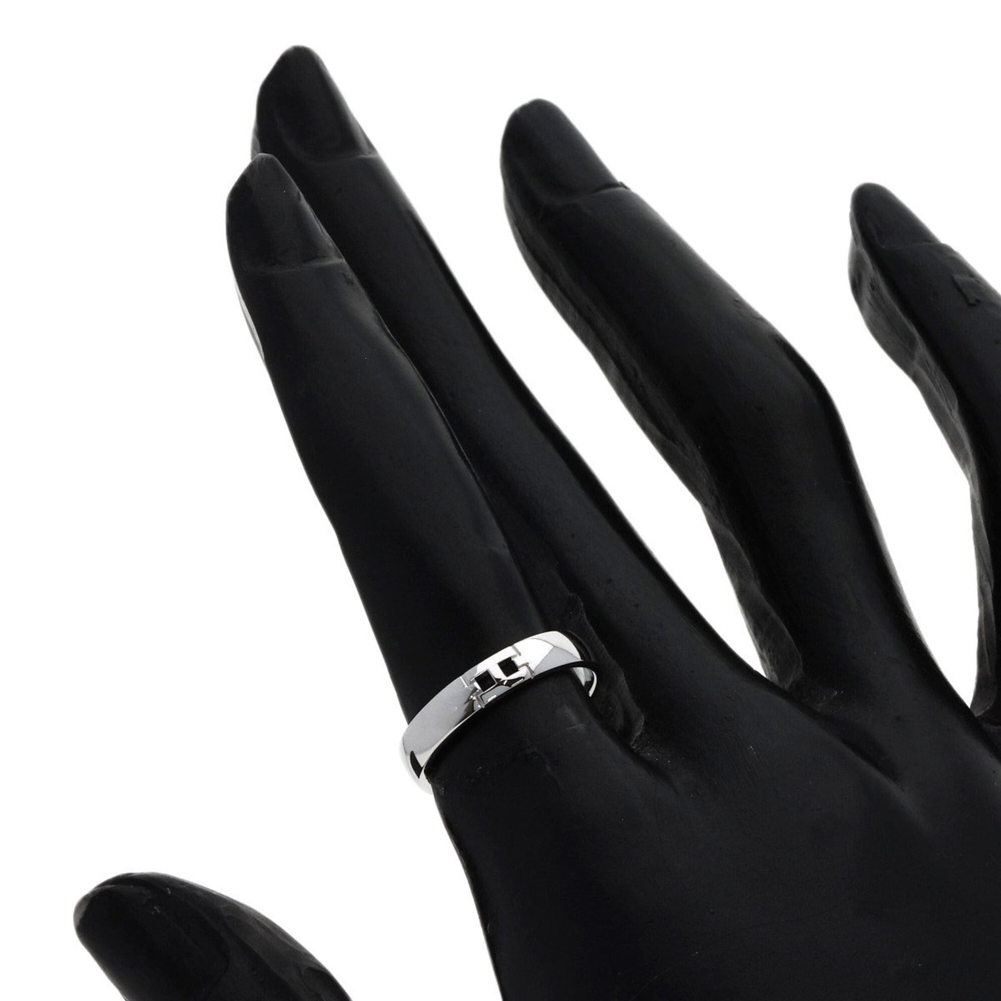 Hermes Hermes Ever Hercules #49 Ring, 18K White Gold, Women's Size ONE SIZE - 7 Thumbnail