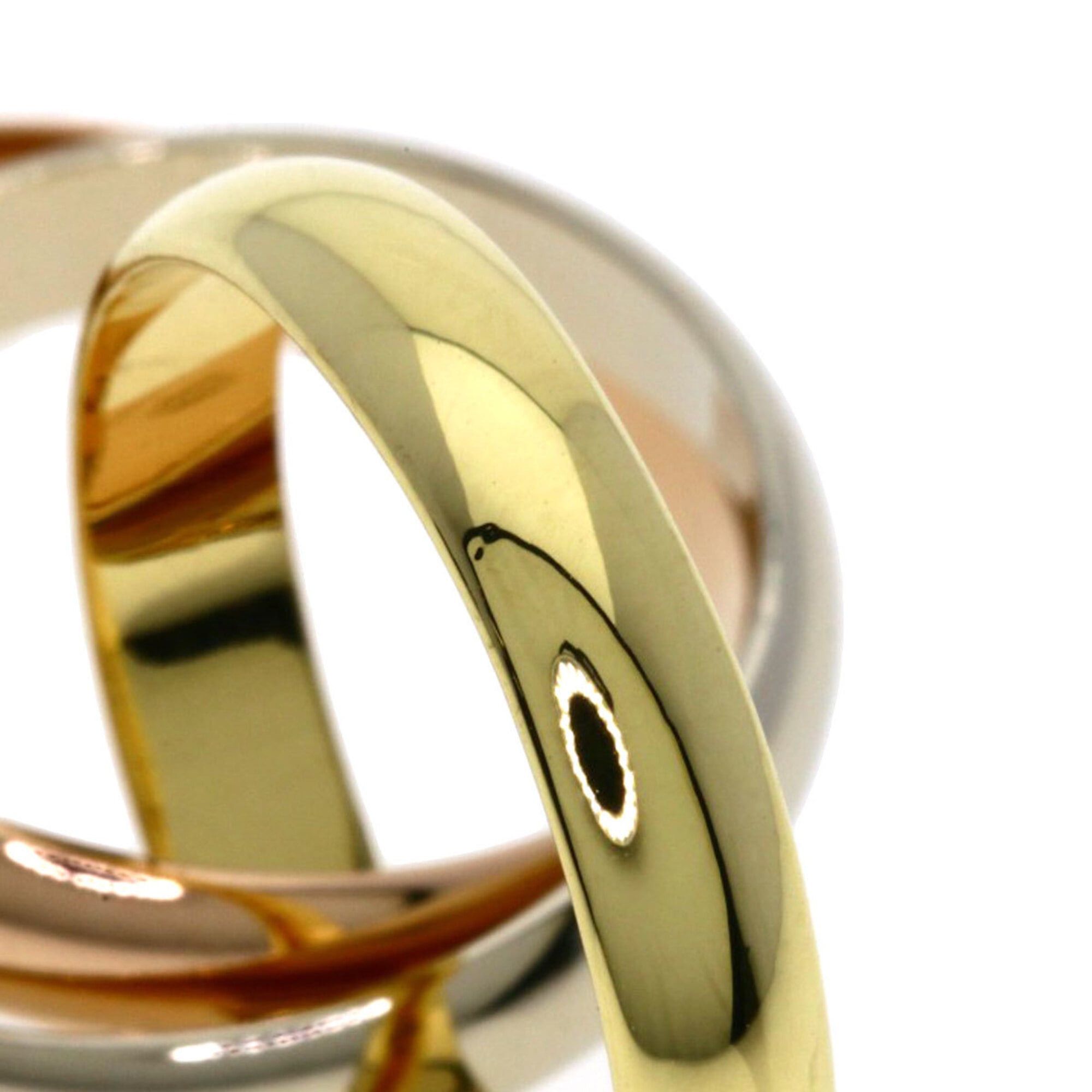 Cartier Cartier Trinity #50 Ring - 18K Yellow Gold/18K Pink White Gold Women's CARTIER Size ONE SIZE - 5 Thumbnail