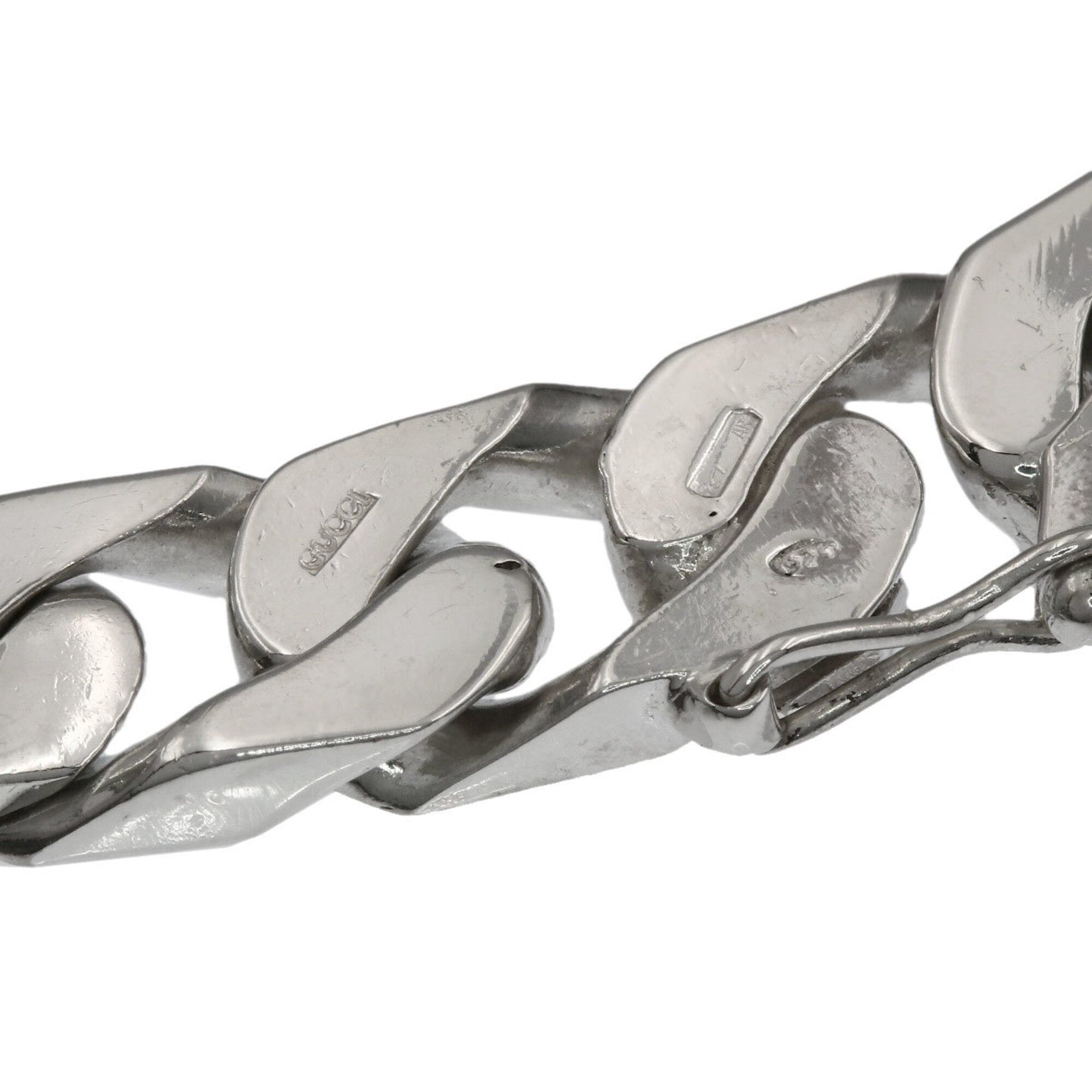 Gucci Gucci Cuban link bracelet, silver, women's. Size ONE SIZE - 5 Thumbnail