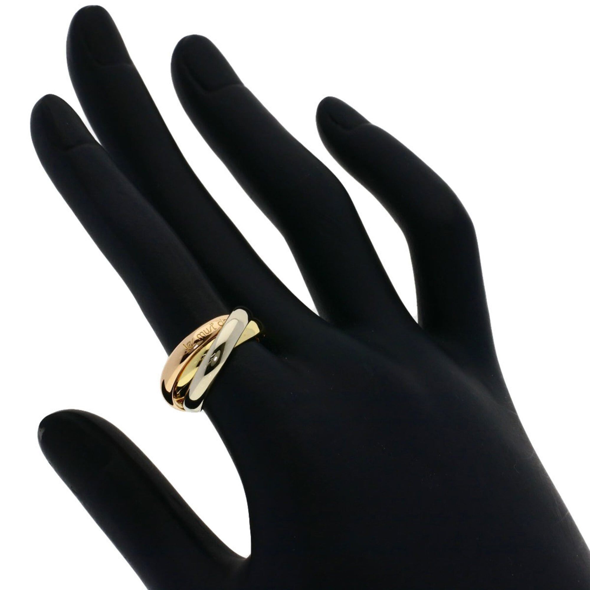 Cartier Cartier Trinity #51 Ring - 18K Yellow Gold/18K Pink White Gold Women's CARTIER Size ONE SIZE - 4 Thumbnail