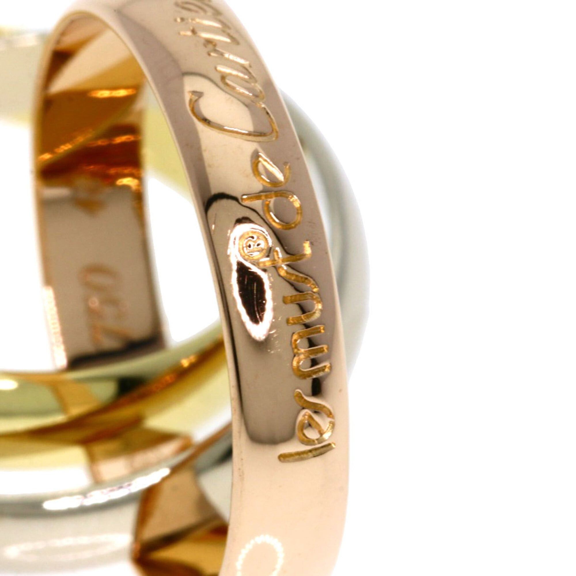 Cartier Cartier Trinity #48 Ring - 18K Yellow Gold/18K Pink White Gold Women's CARTIER Size ONE SIZE - 6 Thumbnail