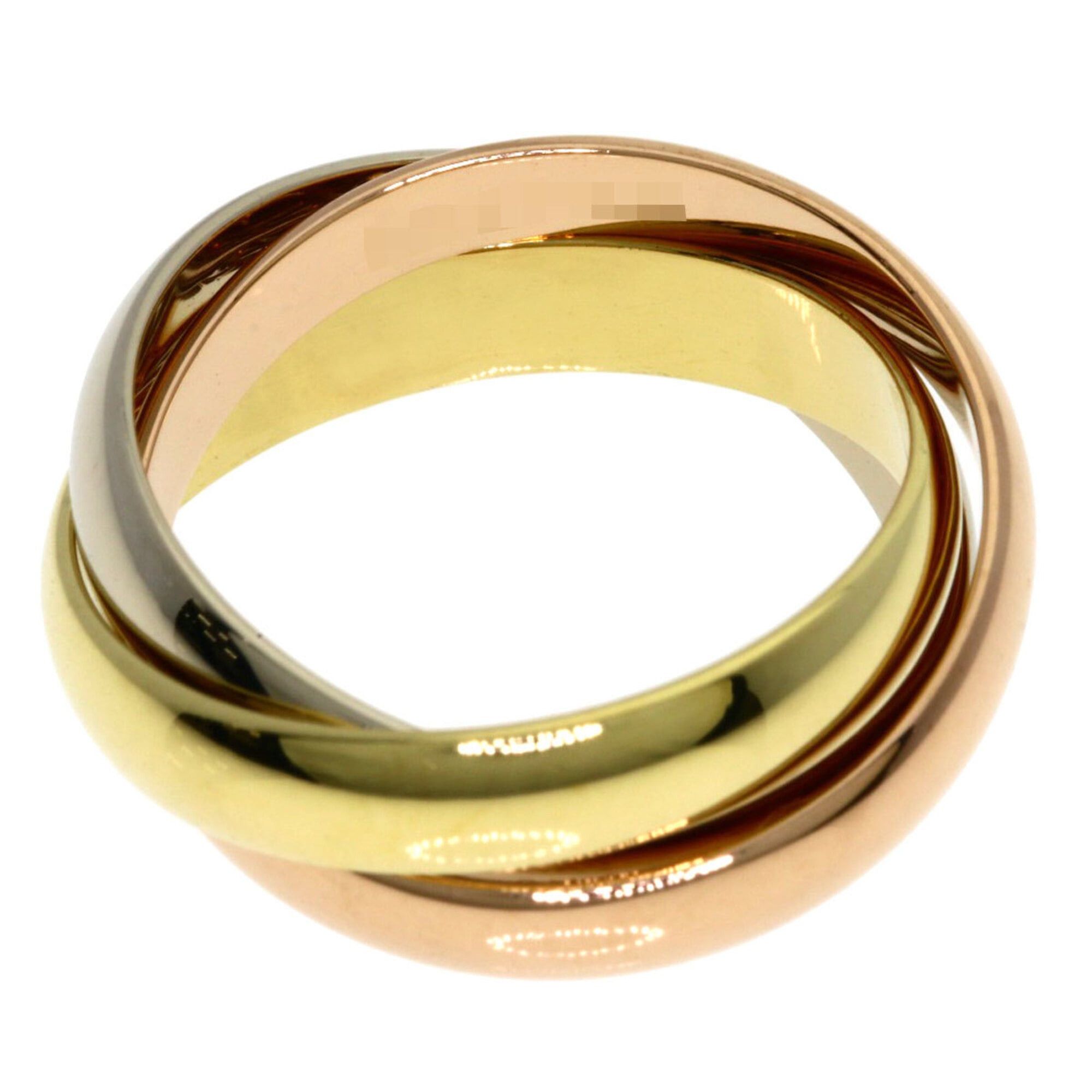 Cartier Cartier Trinity #48 Ring - 18K Yellow Gold/18K Pink White Gold Women's CARTIER Size ONE SIZE - 4 Thumbnail