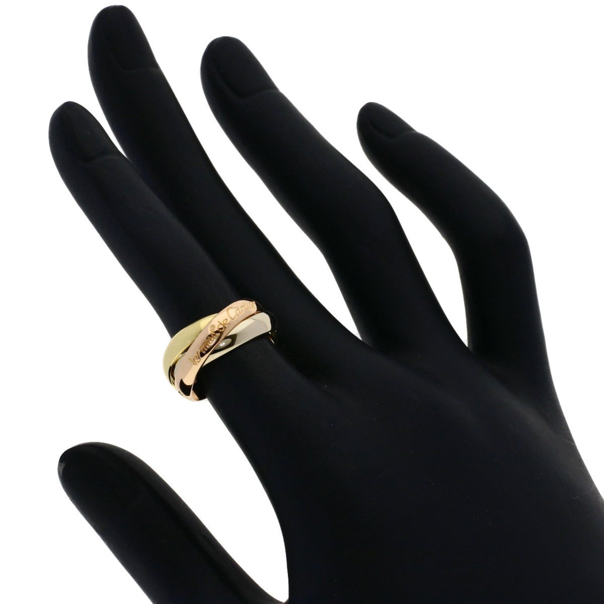 Cartier Cartier Trinity #48 Ring - 18K Yellow Gold/18K Pink White Gold Women's CARTIER Size ONE SIZE - 5 Thumbnail