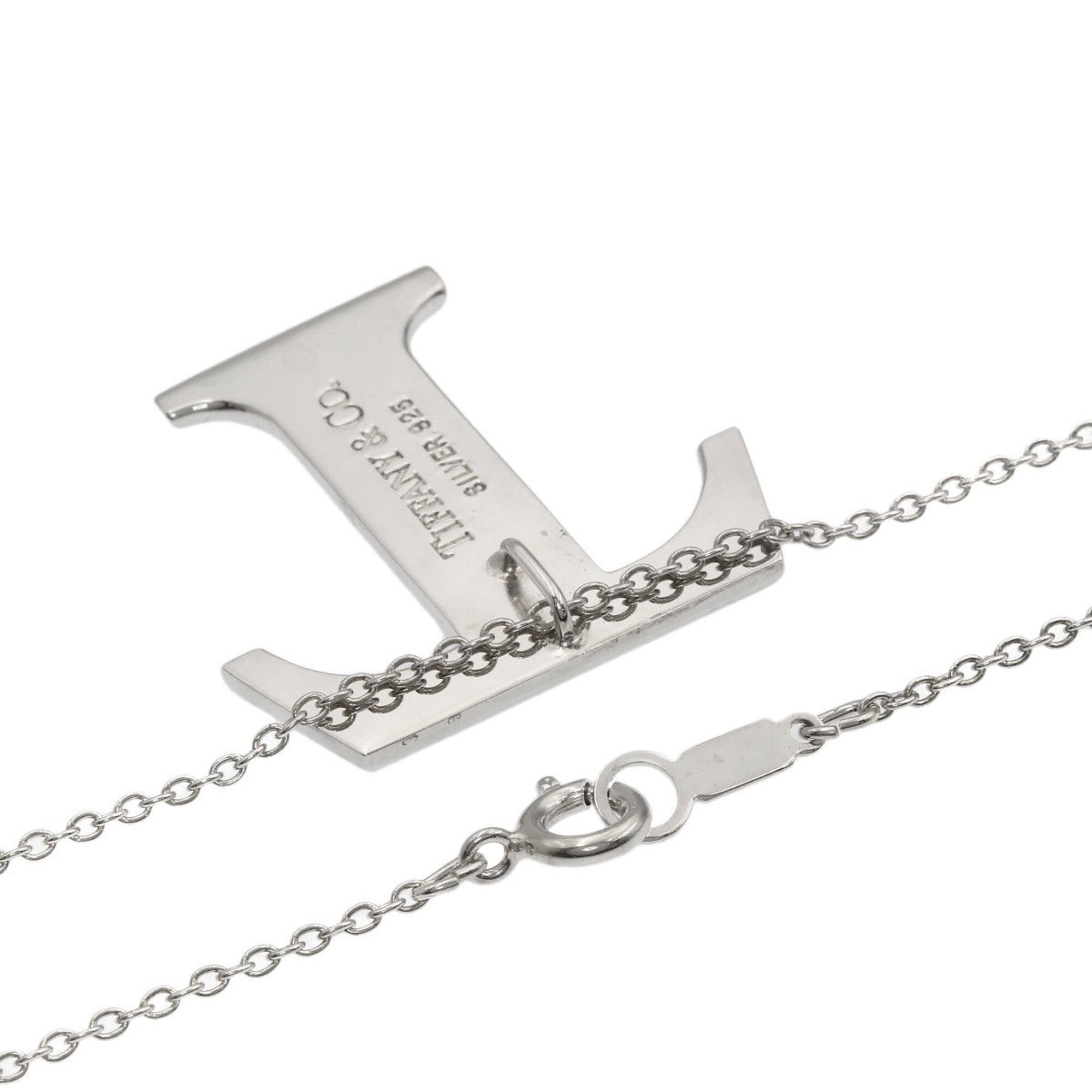 Tiffany & Co. Tiffany & Co. T Logo Necklace, Silver, Women's. Size ONE SIZE - 2 Thumbnail