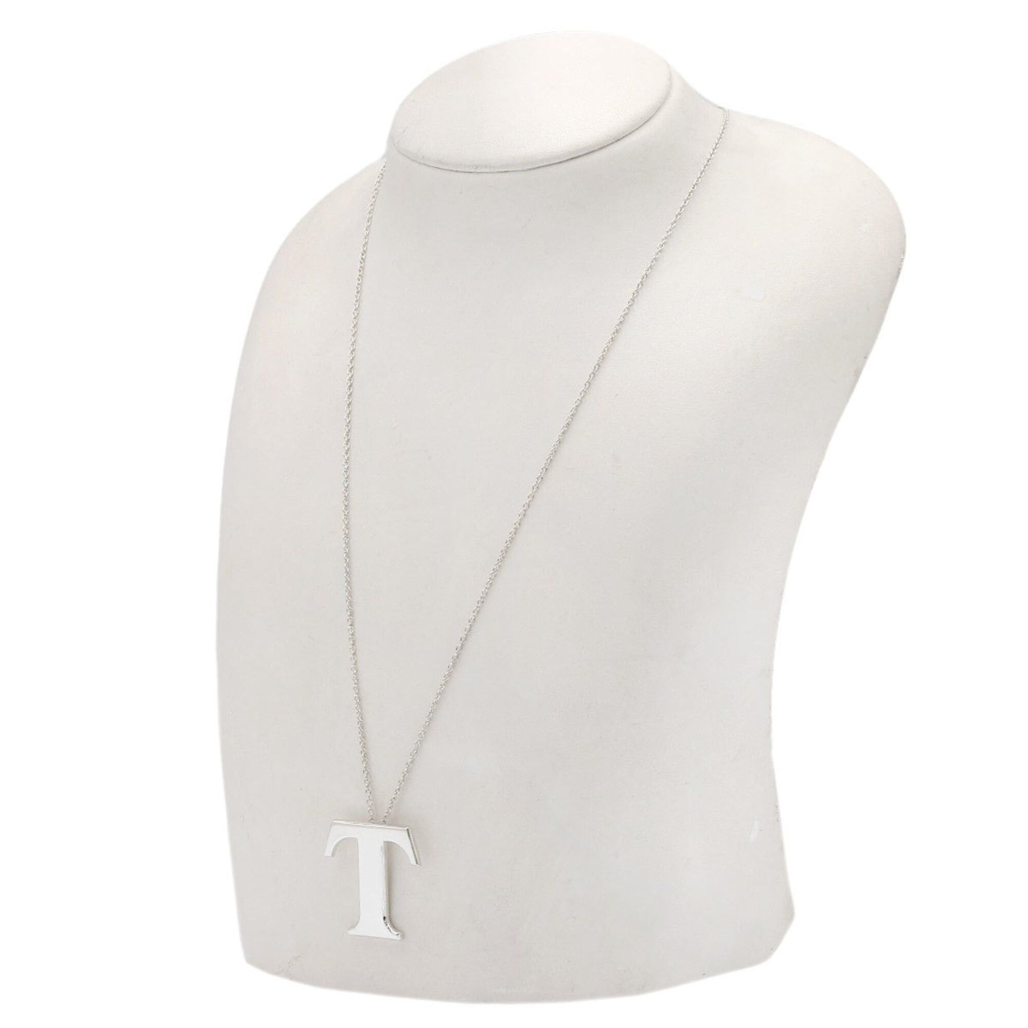 Tiffany & Co. Tiffany & Co. T Logo Necklace, Silver, Women's. Size ONE SIZE - 4 Thumbnail
