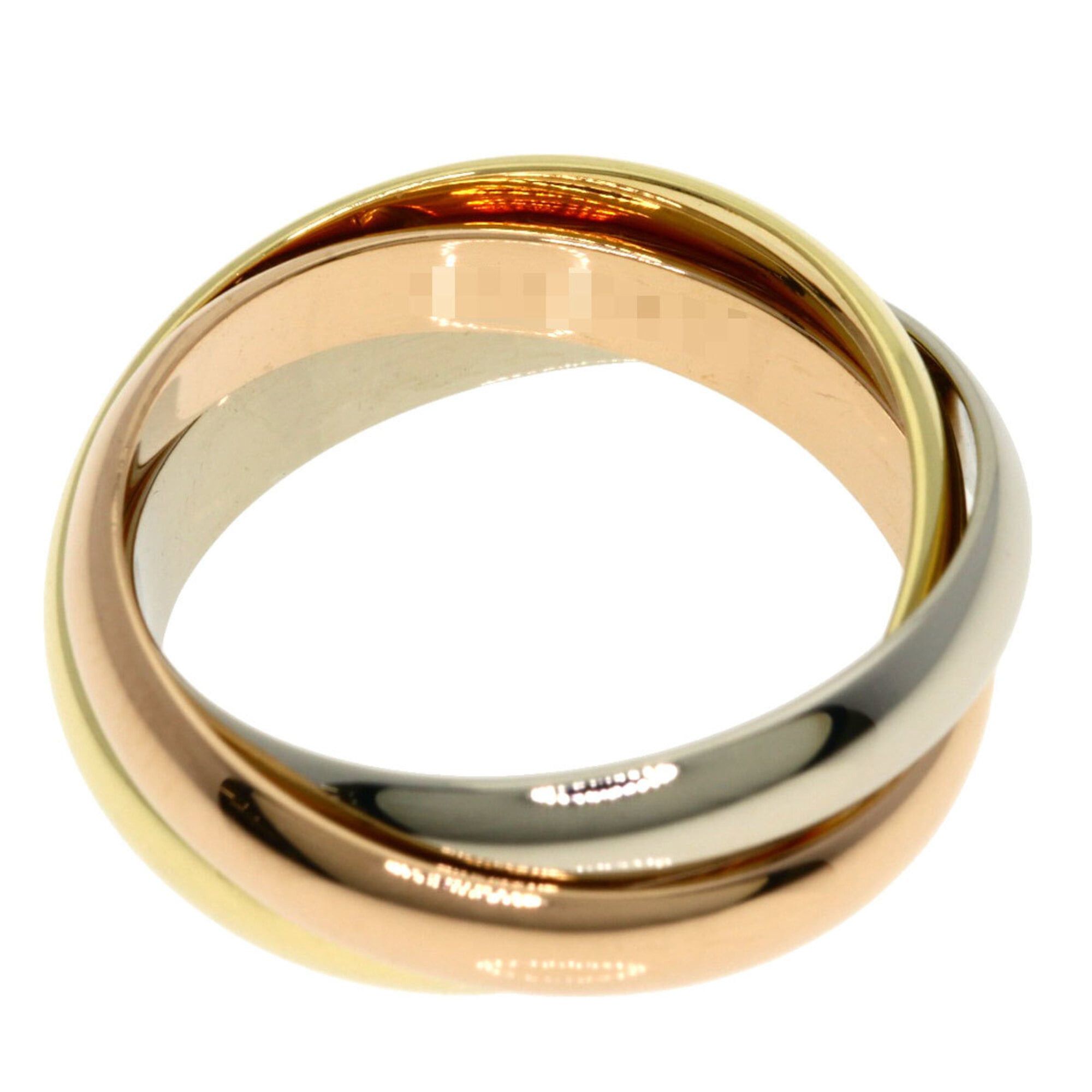 Cartier Cartier Trinity #54 Ring - 18K Yellow Gold/18K Pink White Gold Women's CARTIER Size ONE SIZE - 4 Thumbnail