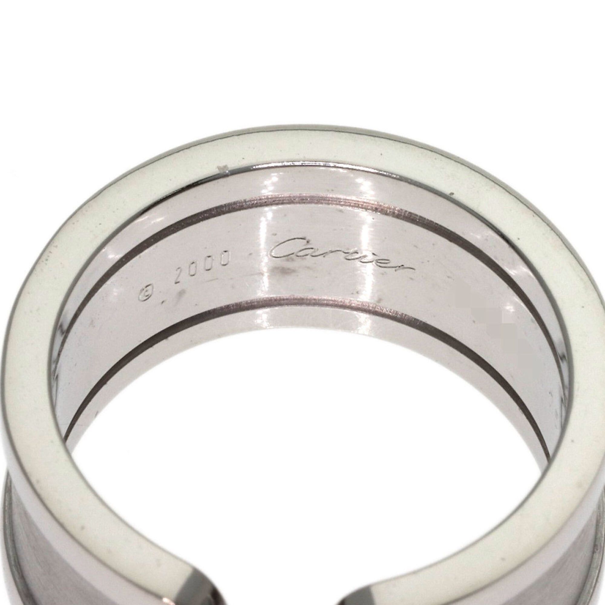 Cartier Cartier C2 Ring LM #53 Ring, 18K White Gold, Women's, CARTIER Size ONE SIZE - 5 Thumbnail