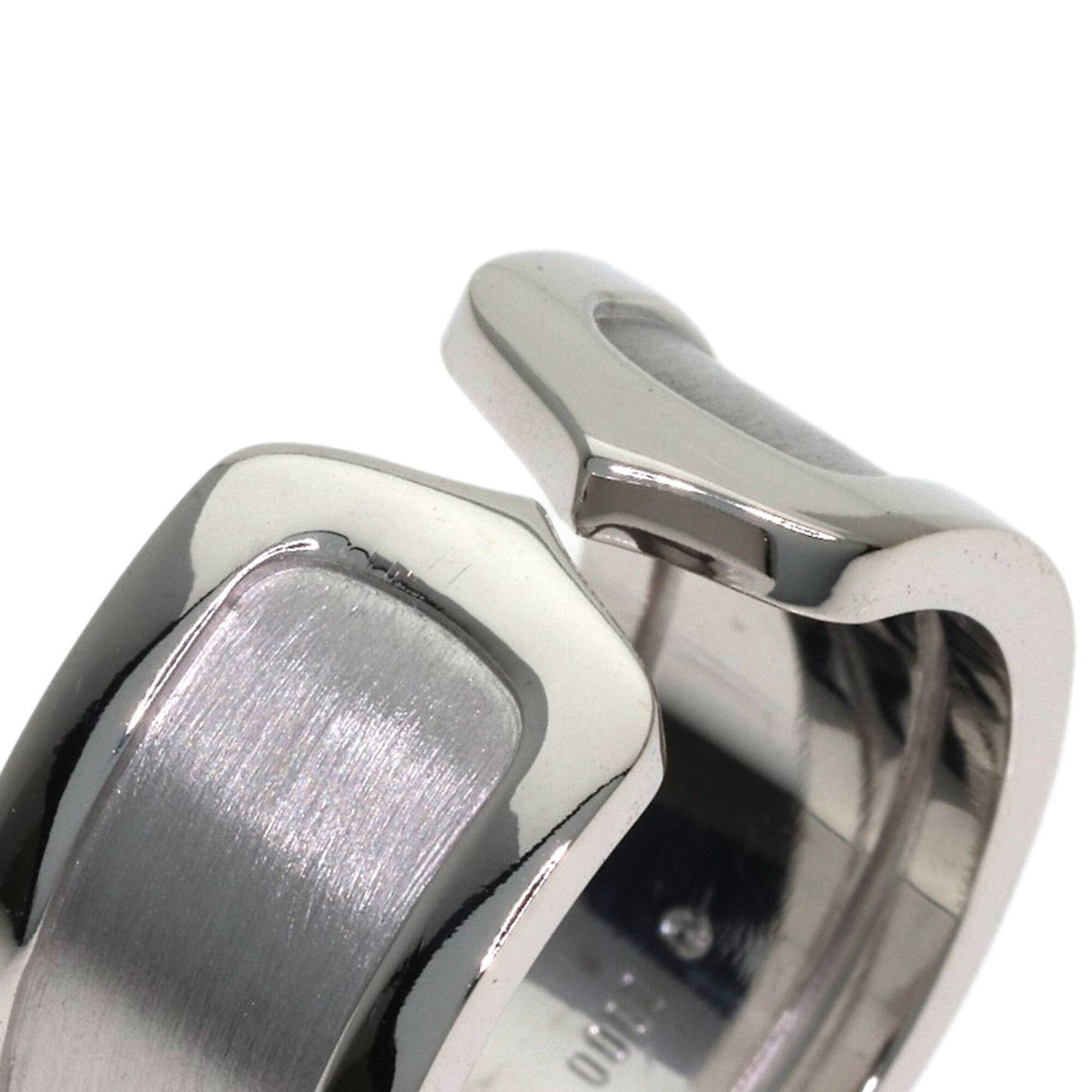 Cartier Cartier C2 Ring LM #53 Ring, 18K White Gold, Women's, CARTIER Size ONE SIZE - 9 Thumbnail