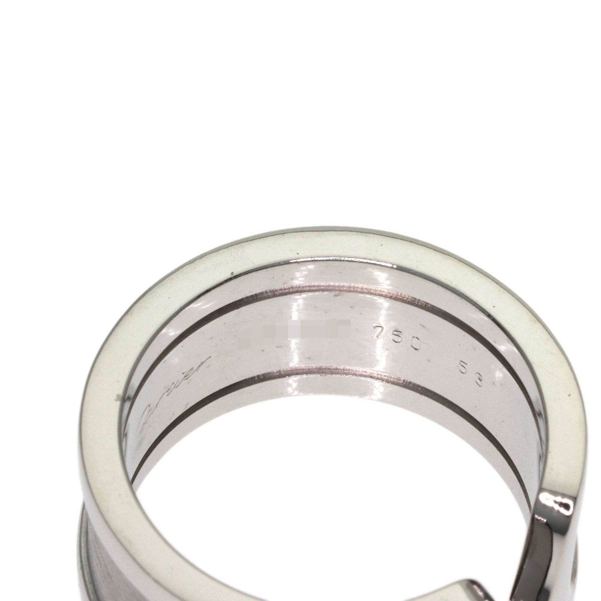 Cartier Cartier C2 Ring LM #53 Ring, 18K White Gold, Women's, CARTIER Size ONE SIZE - 6 Thumbnail