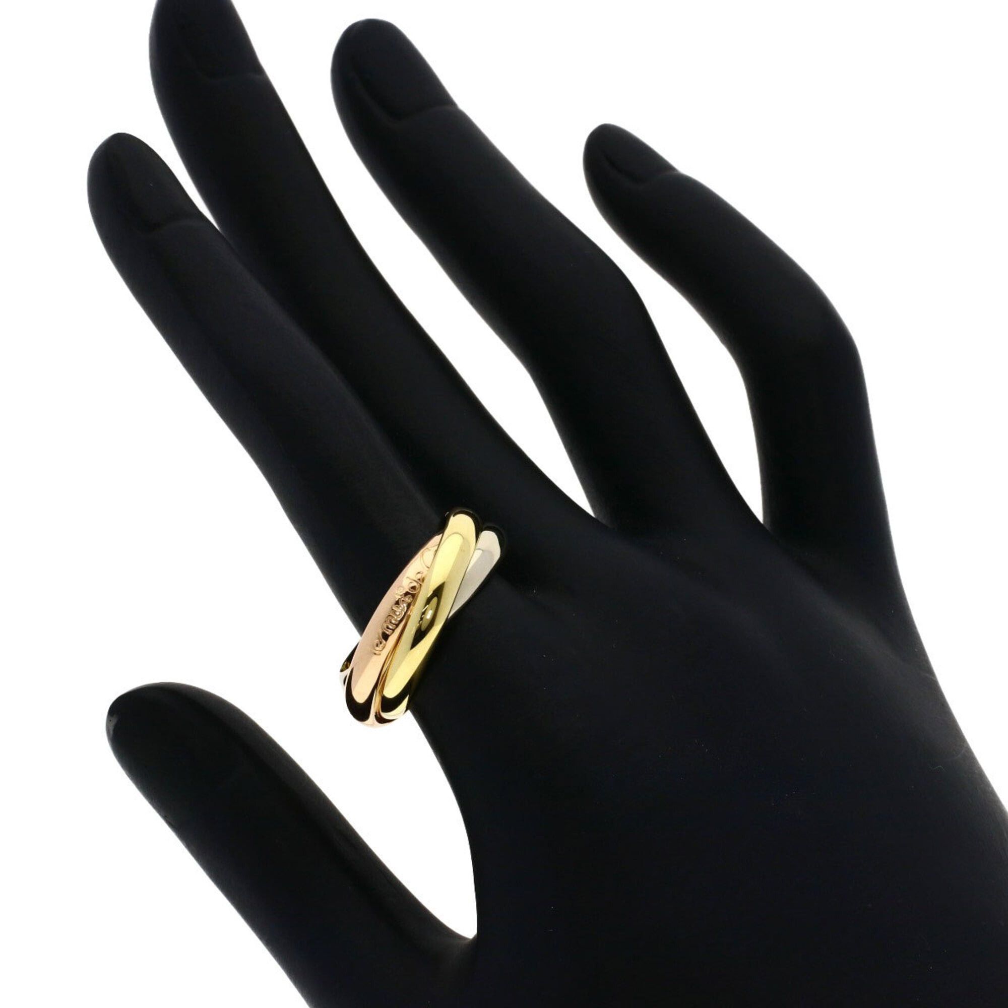 Cartier Cartier Trinity #57 Ring - 18K Yellow Gold/18K Pink White Gold Women's CARTIER Size ONE SIZE - 4 Thumbnail