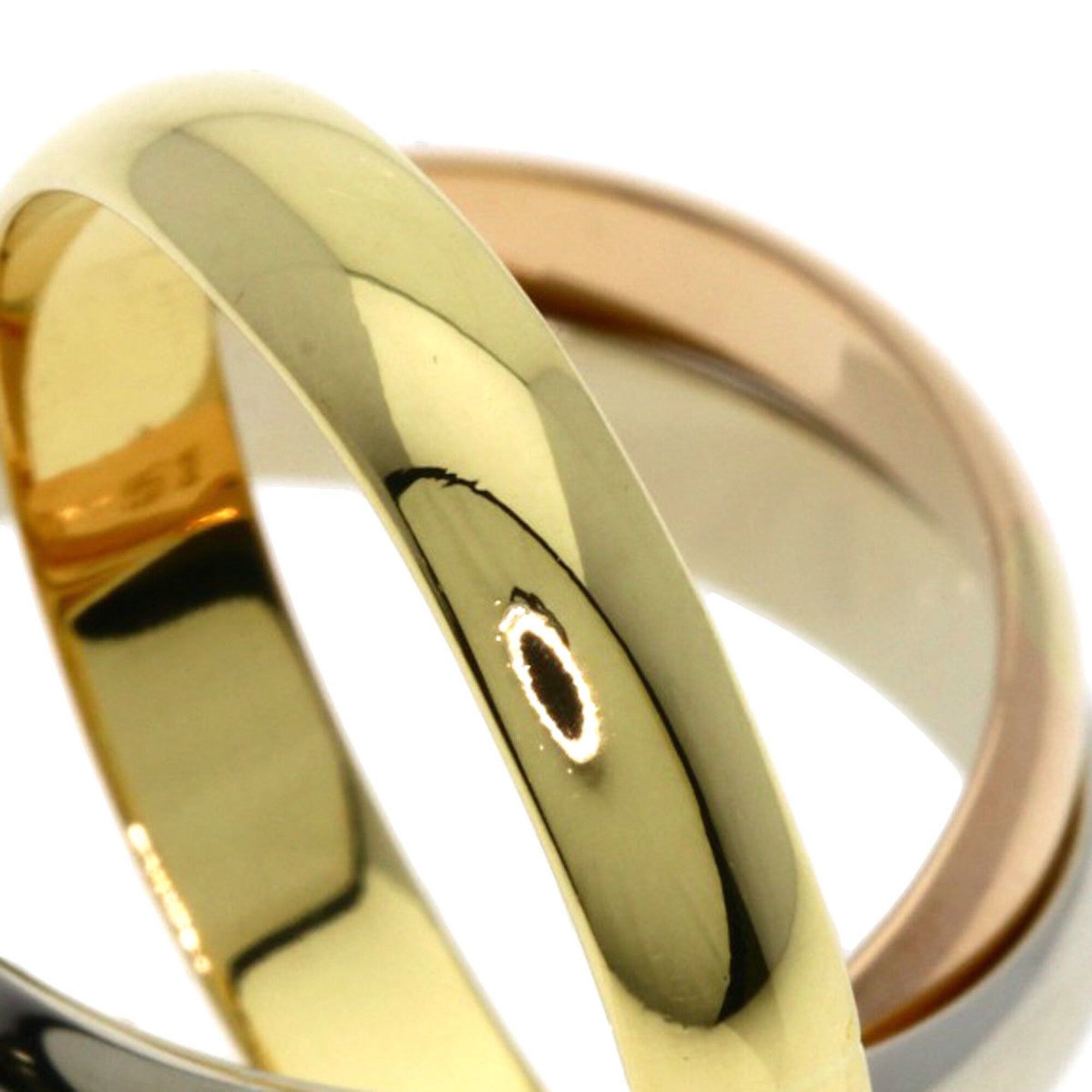 Cartier Cartier Trinity #51 Ring - 18K Yellow Gold/18K Pink White Gold Women's CARTIER Size ONE SIZE - 7 Thumbnail