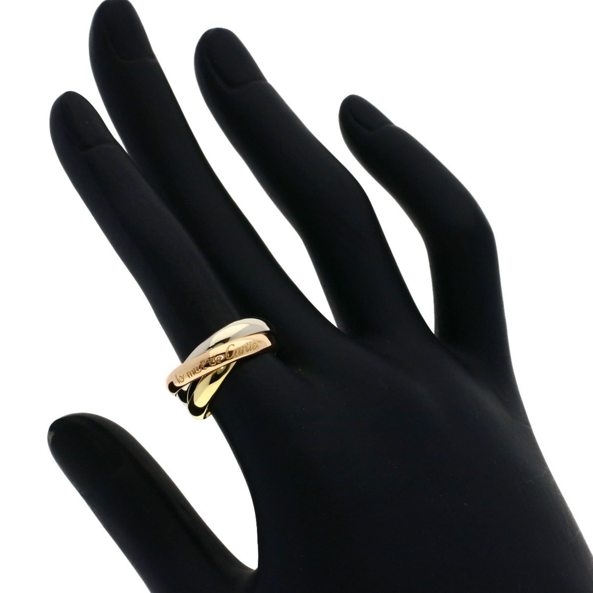 Cartier Cartier Trinity #51 Ring - 18K Yellow Gold/18K Pink White Gold Women's CARTIER Size ONE SIZE - 4 Thumbnail