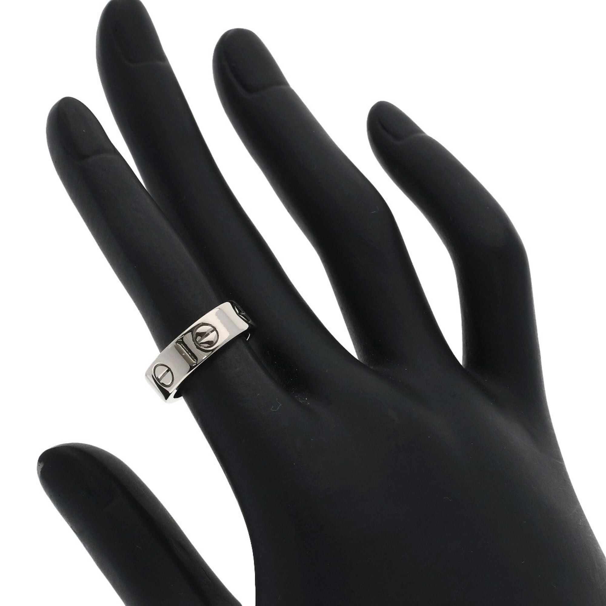 Cartier Cartier Love Ring #48, 18K White Gold, Women's Ring, CARTIER Size ONE SIZE - 6 Thumbnail