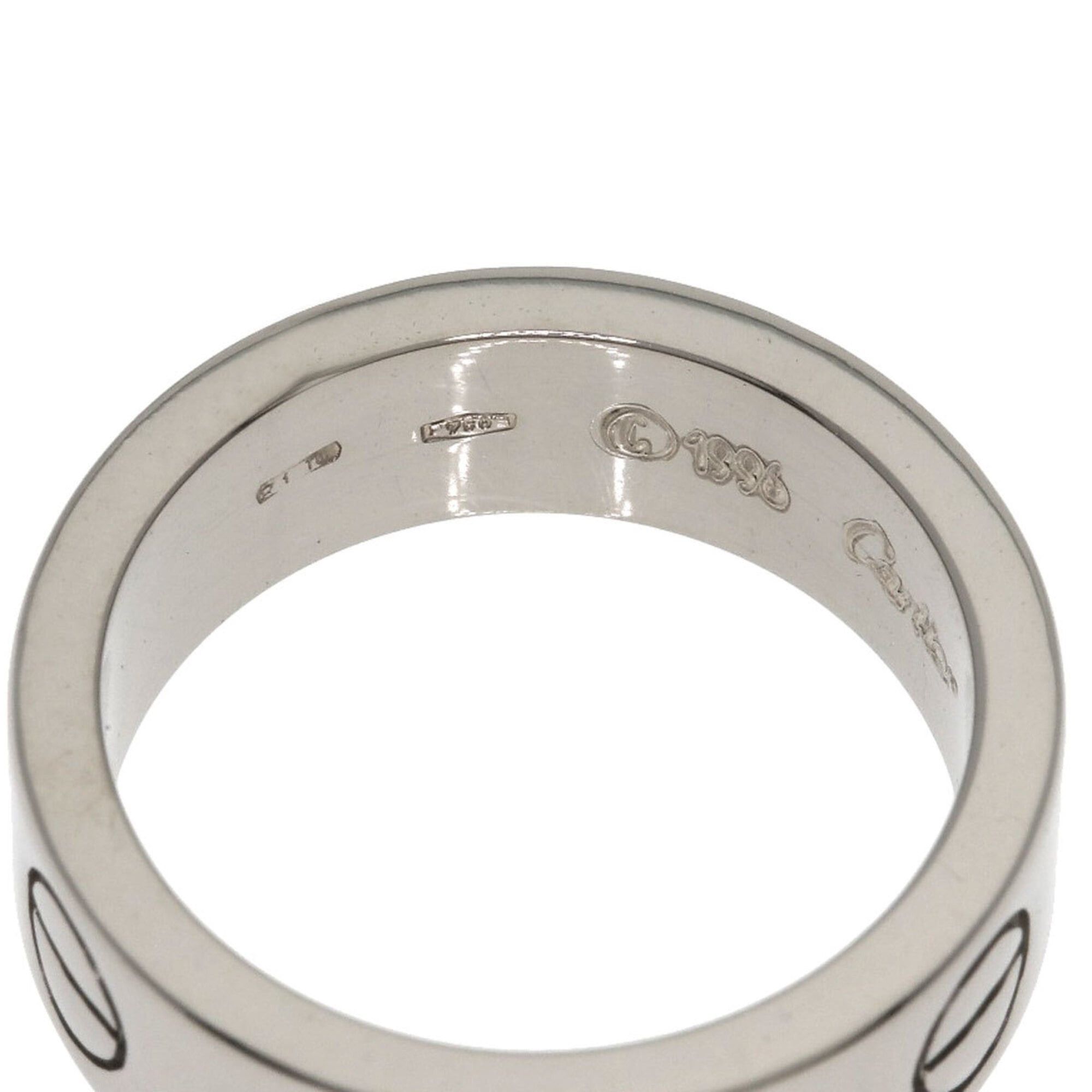 Cartier Cartier Love Ring #48, 18K White Gold, Women's Ring, CARTIER Size ONE SIZE - 5 Thumbnail