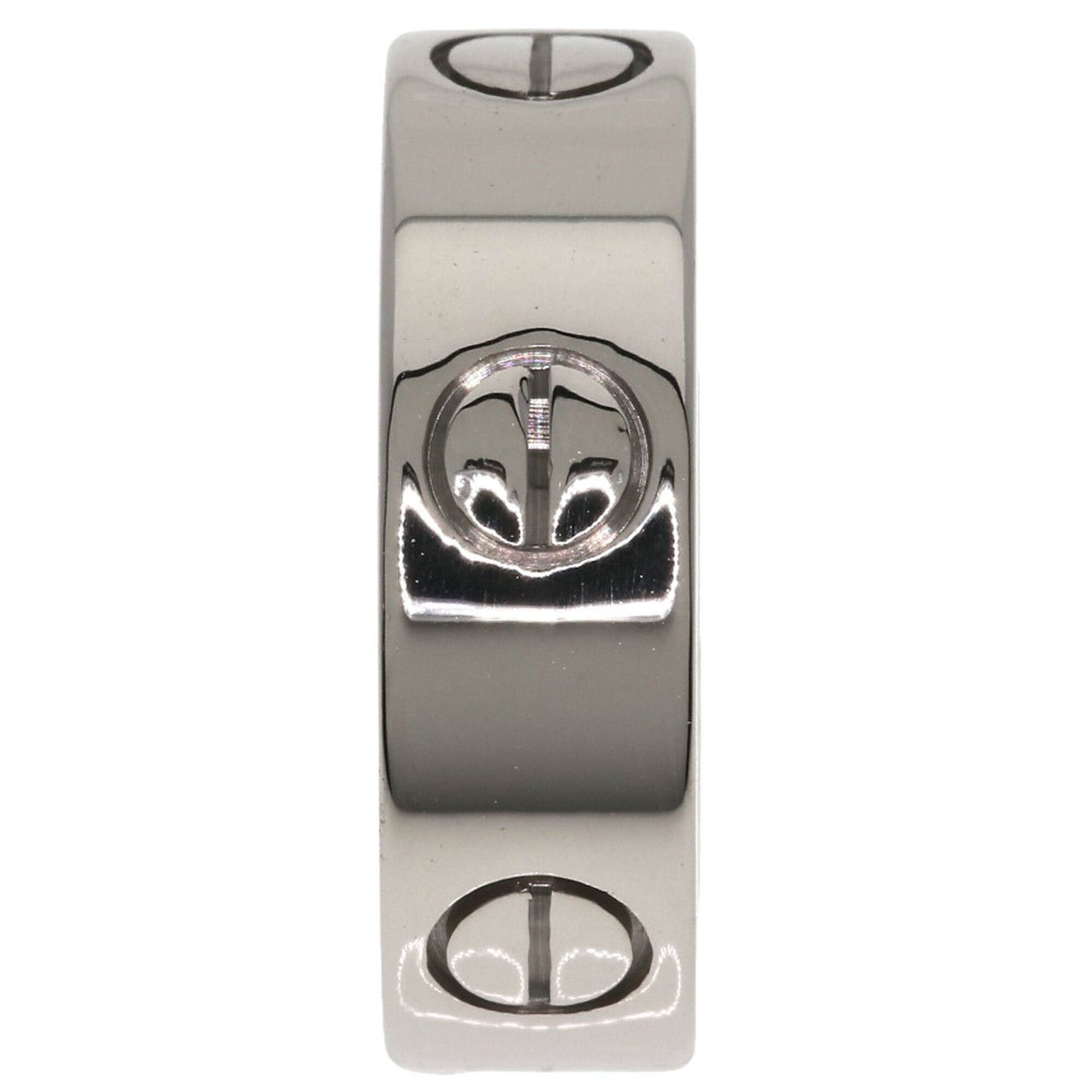 Cartier Cartier Love Ring #48, 18K White Gold, Women's Ring, CARTIER Size ONE SIZE - 3 Thumbnail