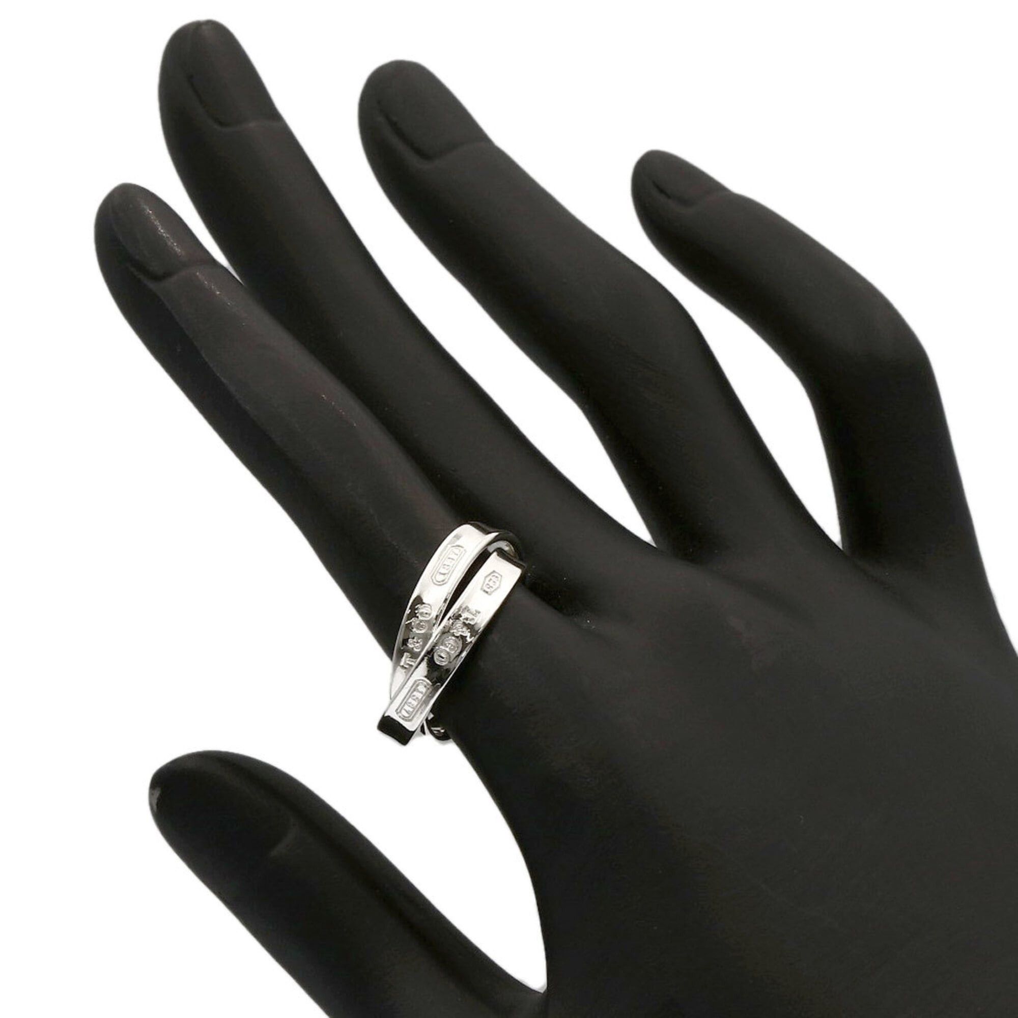 Tiffany & Co. Tiffany & Co. 1837 Interlocking Ring, Silver, Women's. Size ONE SIZE - 5 Thumbnail