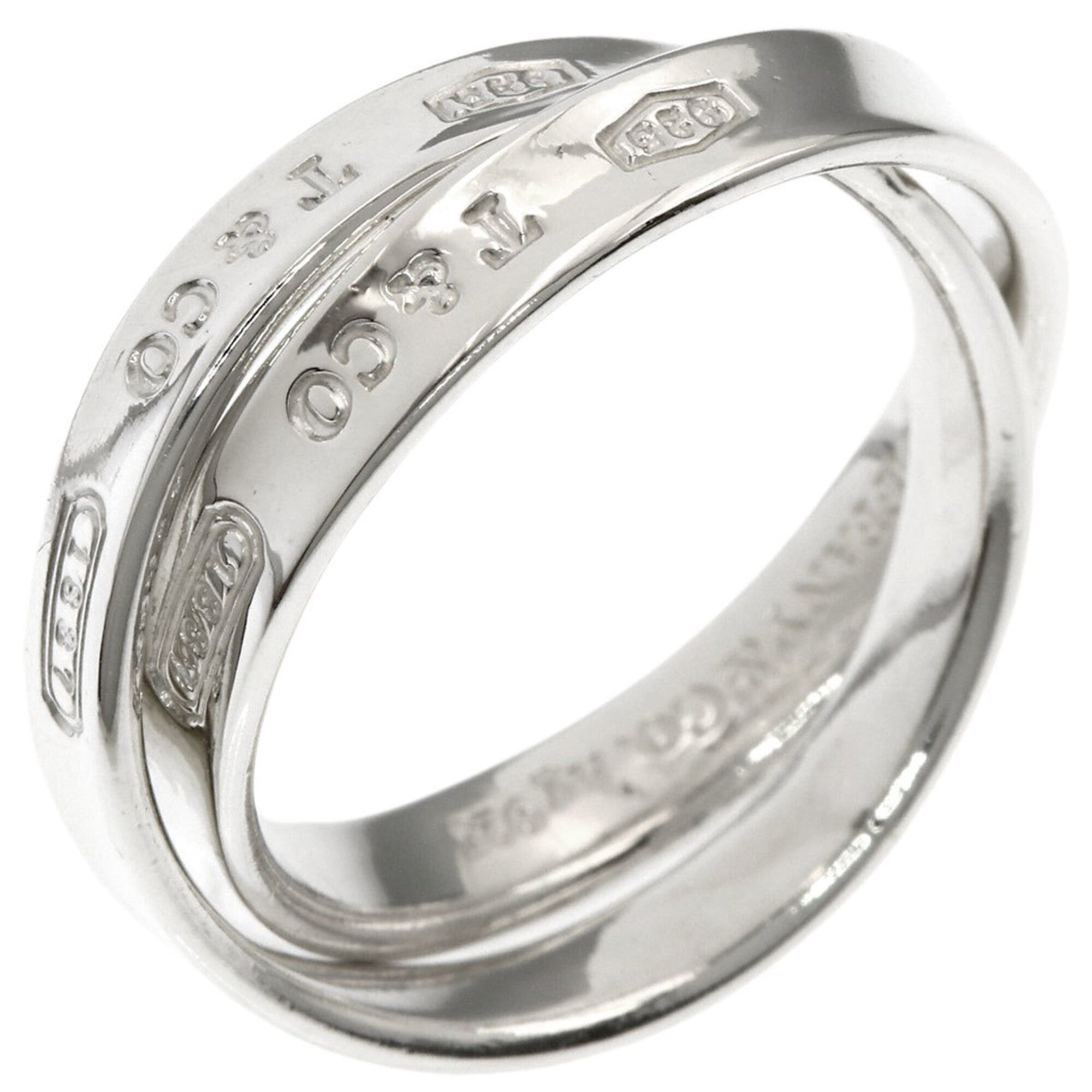 Tiffany & Co. Tiffany & Co. 1837 Interlocking Ring, Silver, Women's. Size ONE SIZE - 2 Thumbnail