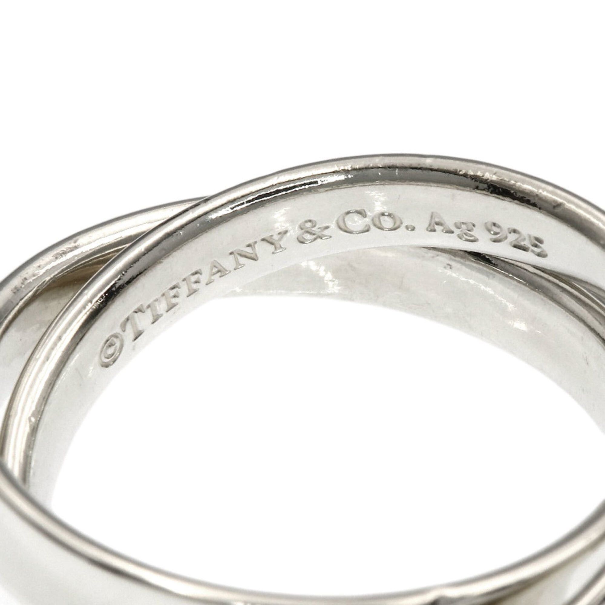 Tiffany & Co. Tiffany & Co. 1837 Interlocking Ring, Silver, Women's. Size ONE SIZE - 4 Thumbnail