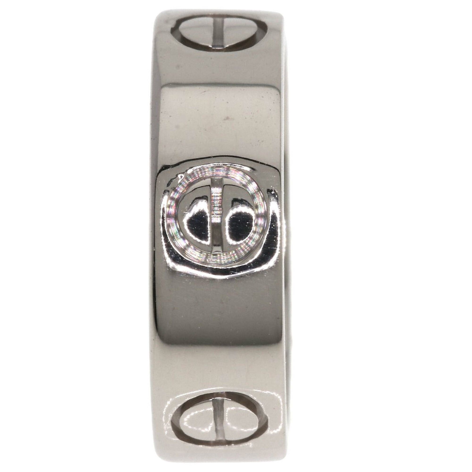 Cartier Cartier Love Ring #48, 18K White Gold, Women's Ring, CARTIER Size ONE SIZE - 3 Thumbnail