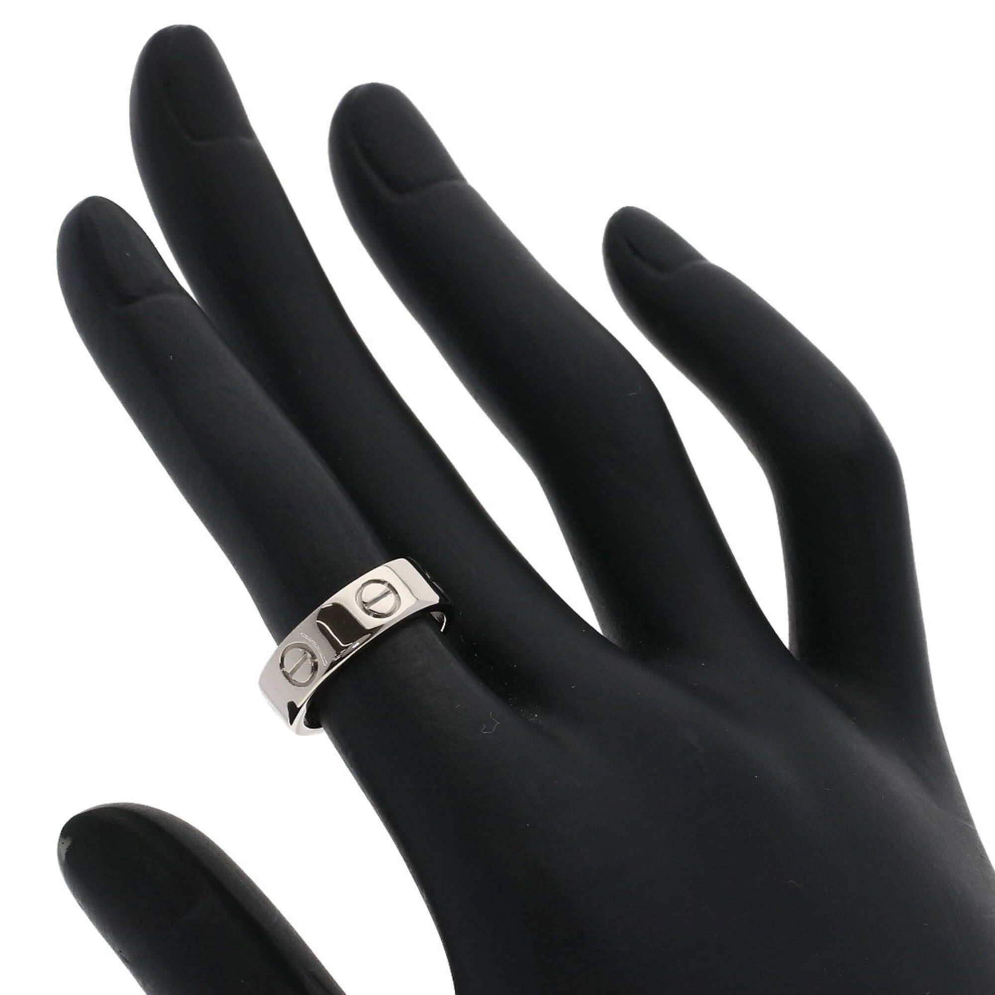 Cartier Cartier Love Ring #48, 18K White Gold, Women's Ring, CARTIER Size ONE SIZE - 5 Thumbnail