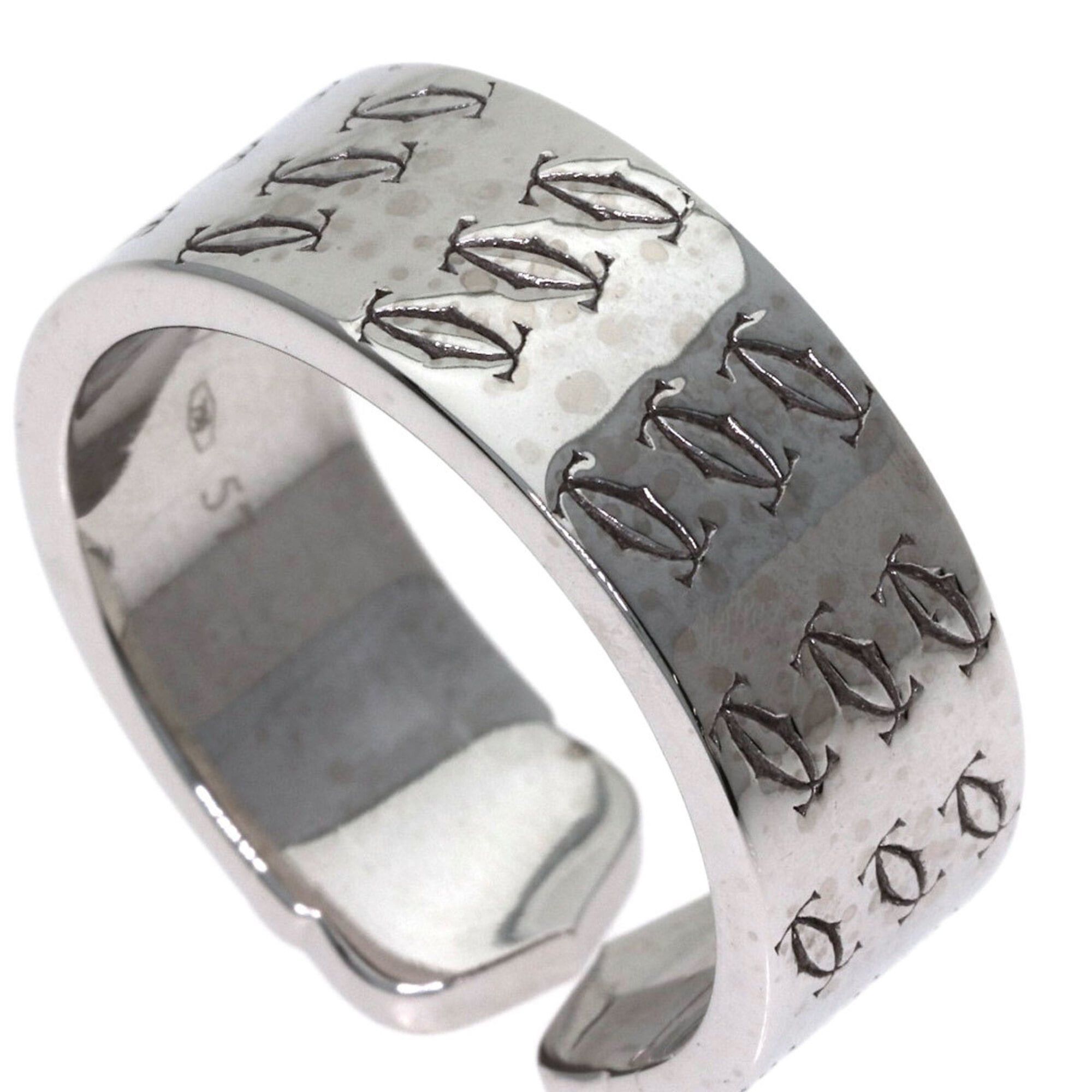 Cartier Cartier 2C Ring, 2000 Christmas Limited Edition, #57, 18K White Gold, Women's, CARTIER Size ONE SIZE - 8 Thumbnail