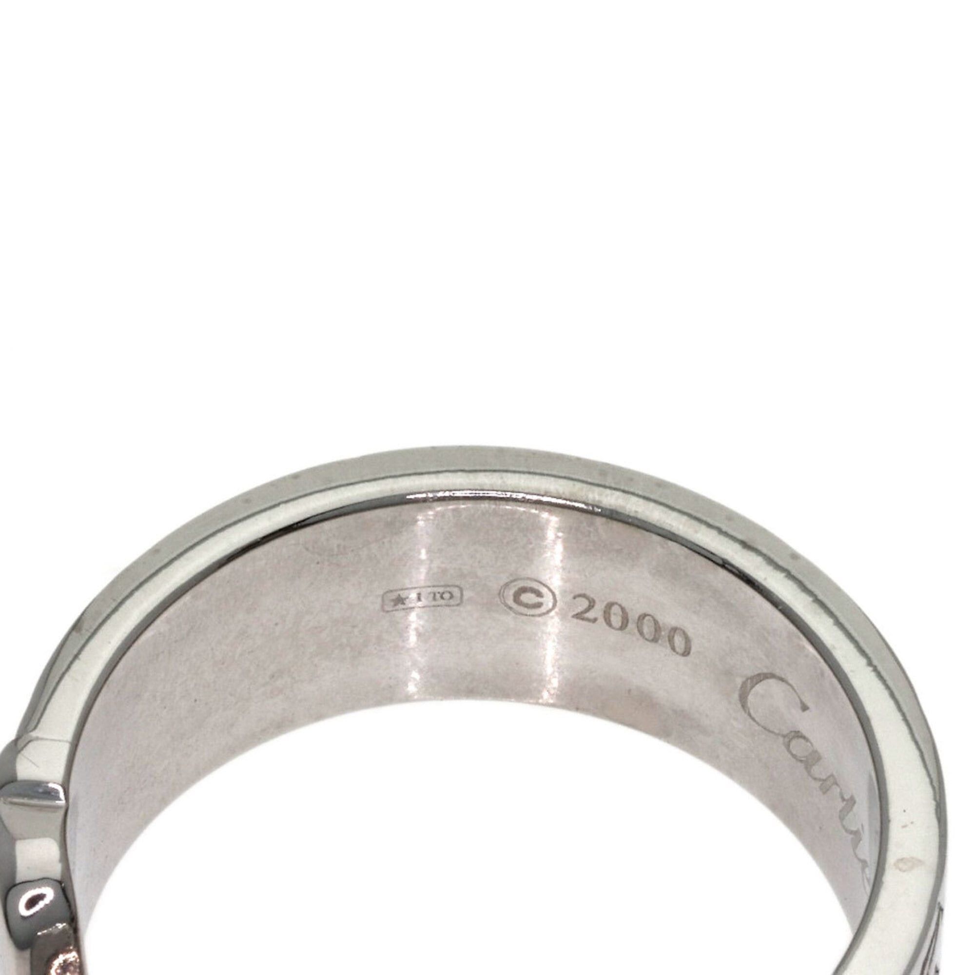 Cartier Cartier 2C Ring, 2000 Christmas Limited Edition, #57, 18K White Gold, Women's, CARTIER Size ONE SIZE - 10 Thumbnail