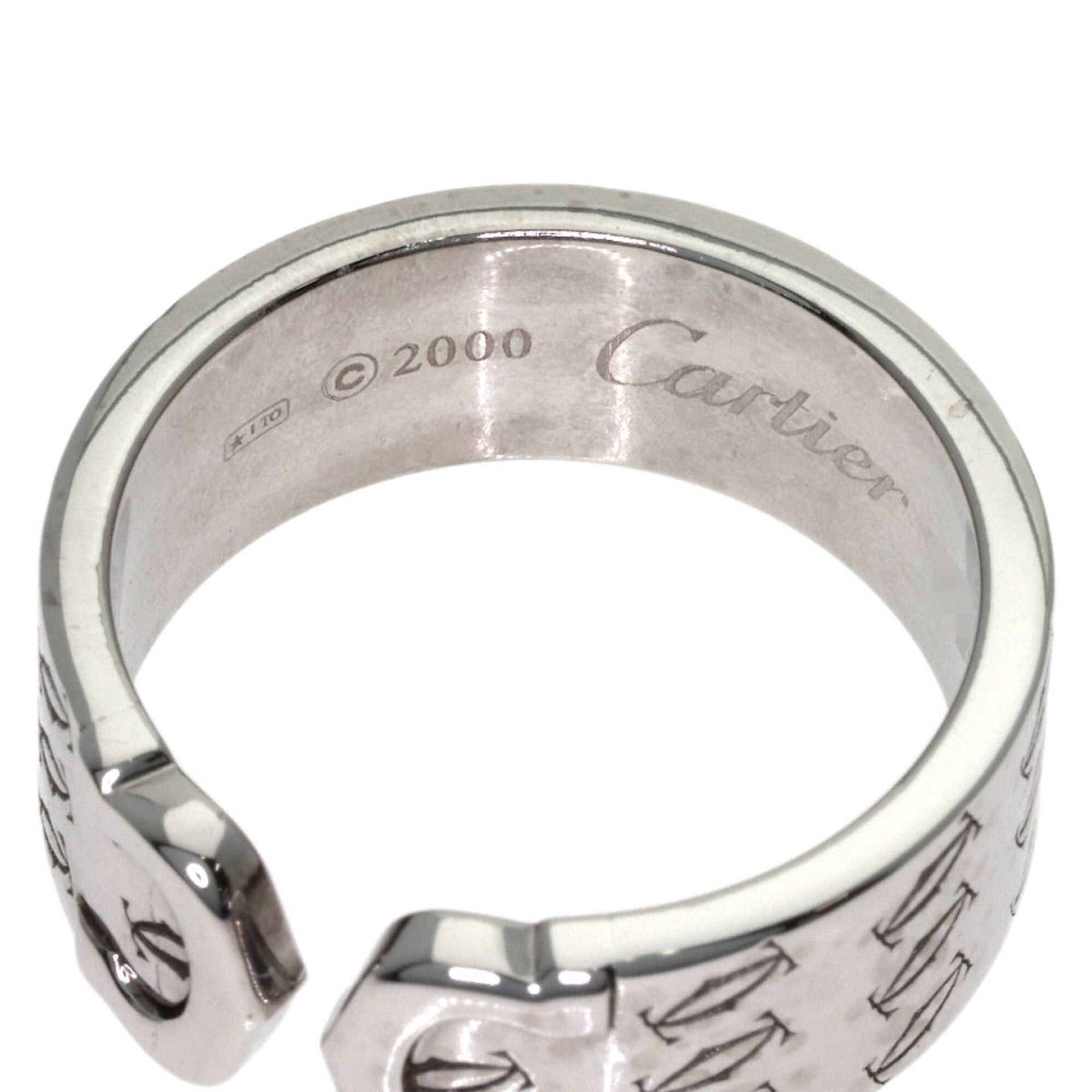 Cartier Cartier 2C Ring, 2000 Christmas Limited Edition, #57, 18K White Gold, Women's, CARTIER Size ONE SIZE - 5 Thumbnail