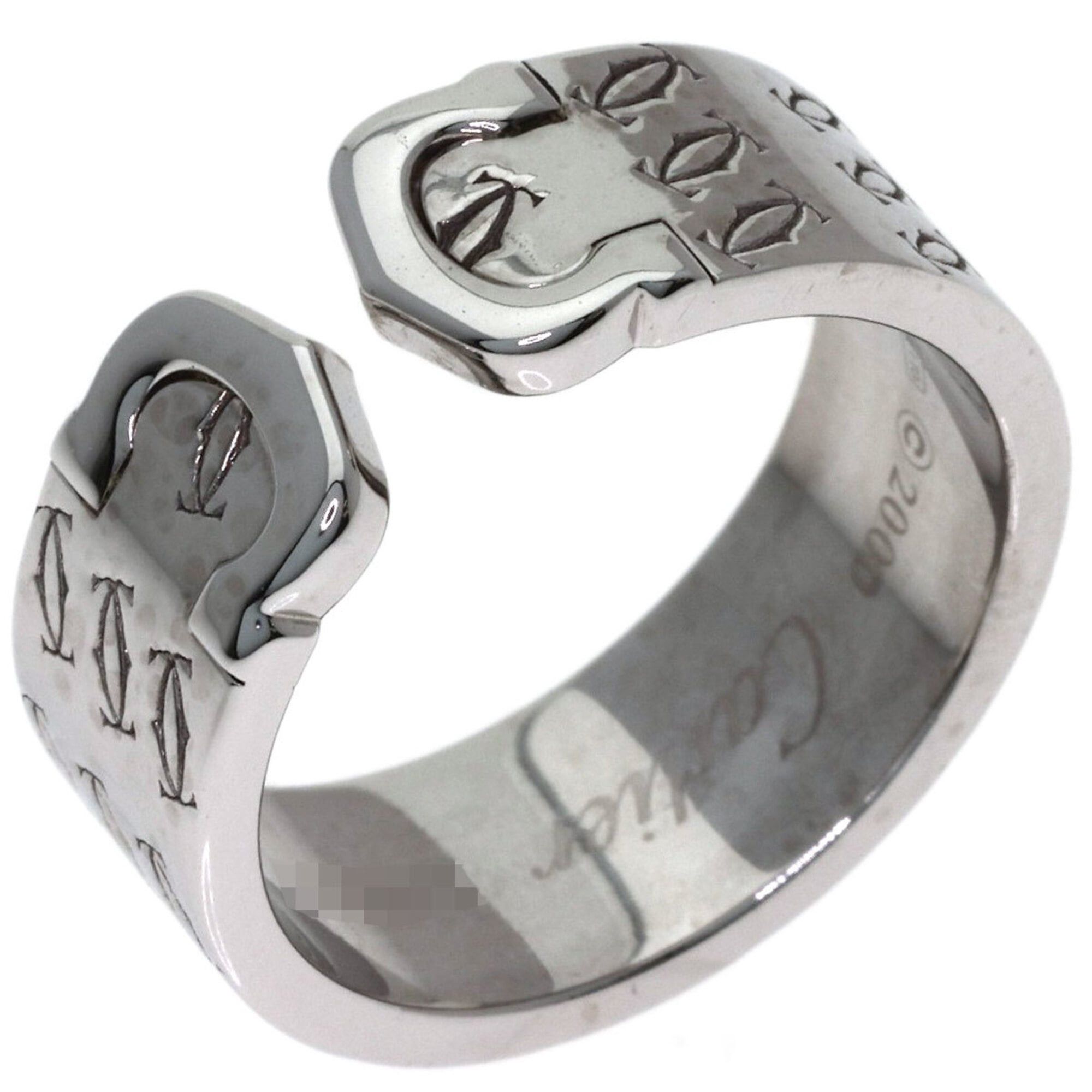 Cartier Cartier 2C Ring, 2000 Christmas Limited Edition, #57, 18K White Gold, Women's, CARTIER Size ONE SIZE - 2 Thumbnail
