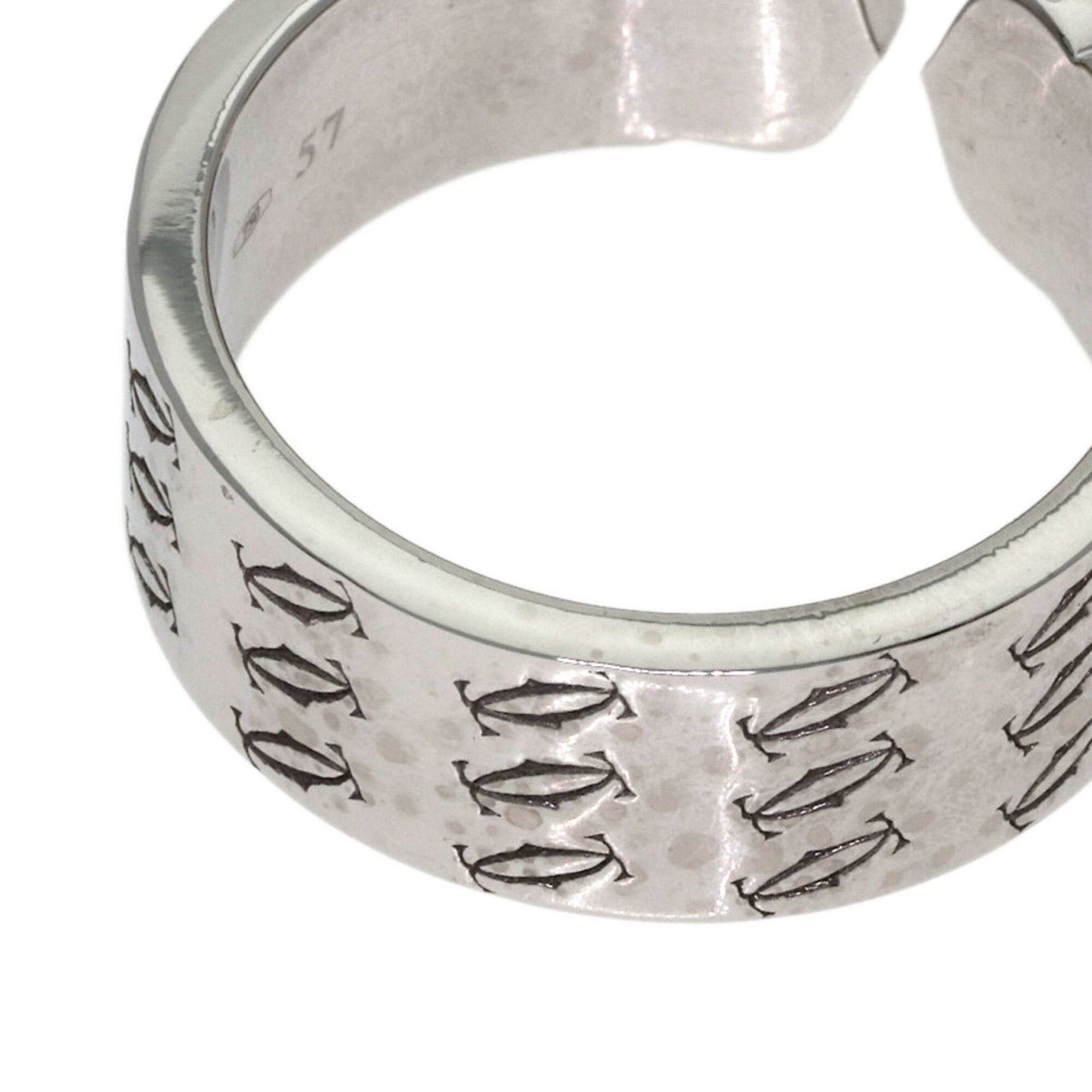 Cartier Cartier 2C Ring, 2000 Christmas Limited Edition, #57, 18K White Gold, Women's, CARTIER Size ONE SIZE - 9 Thumbnail