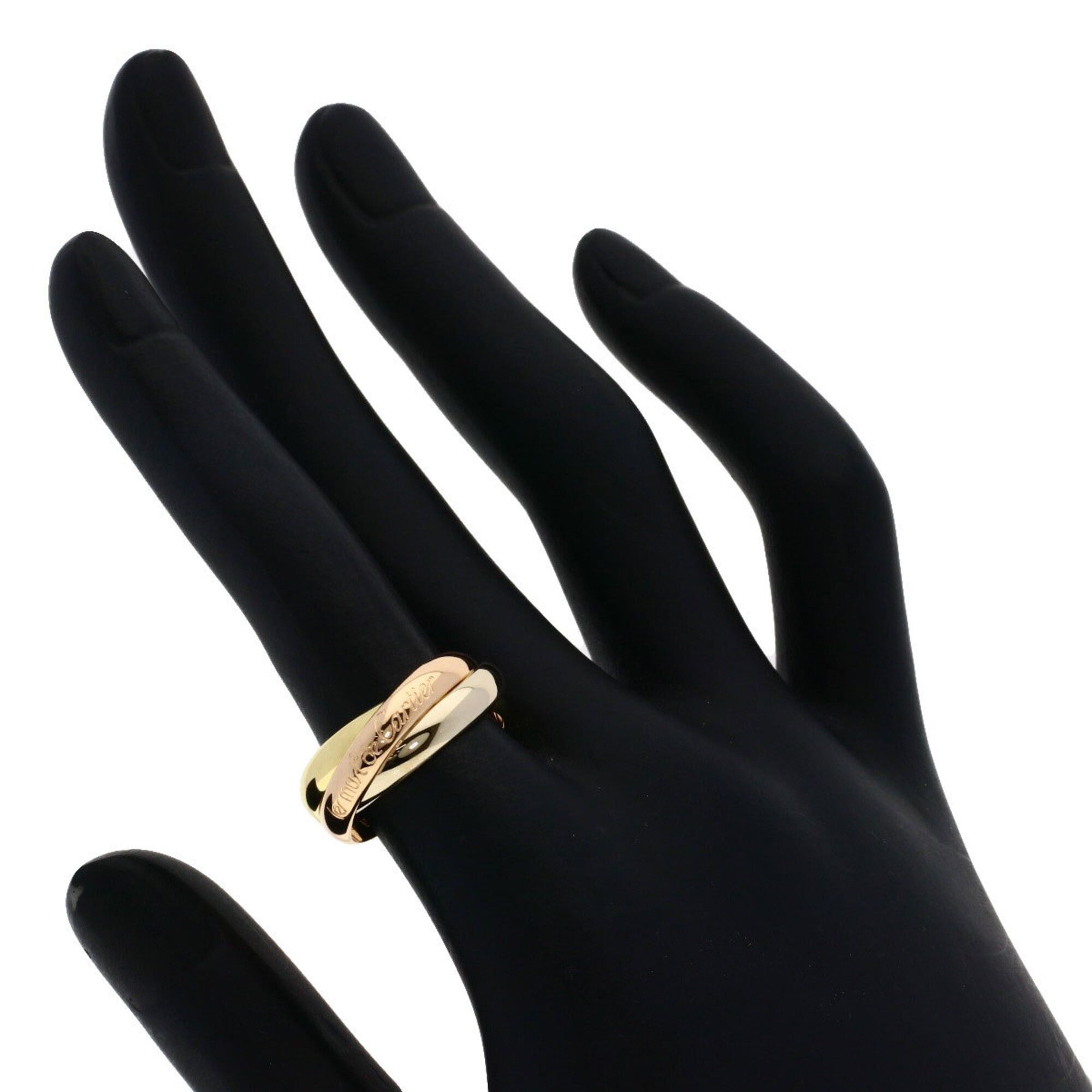 Cartier Cartier Trinity #51 Ring - 18K Yellow Gold/18K Pink White Gold Women's CARTIER Size ONE SIZE - 4 Thumbnail