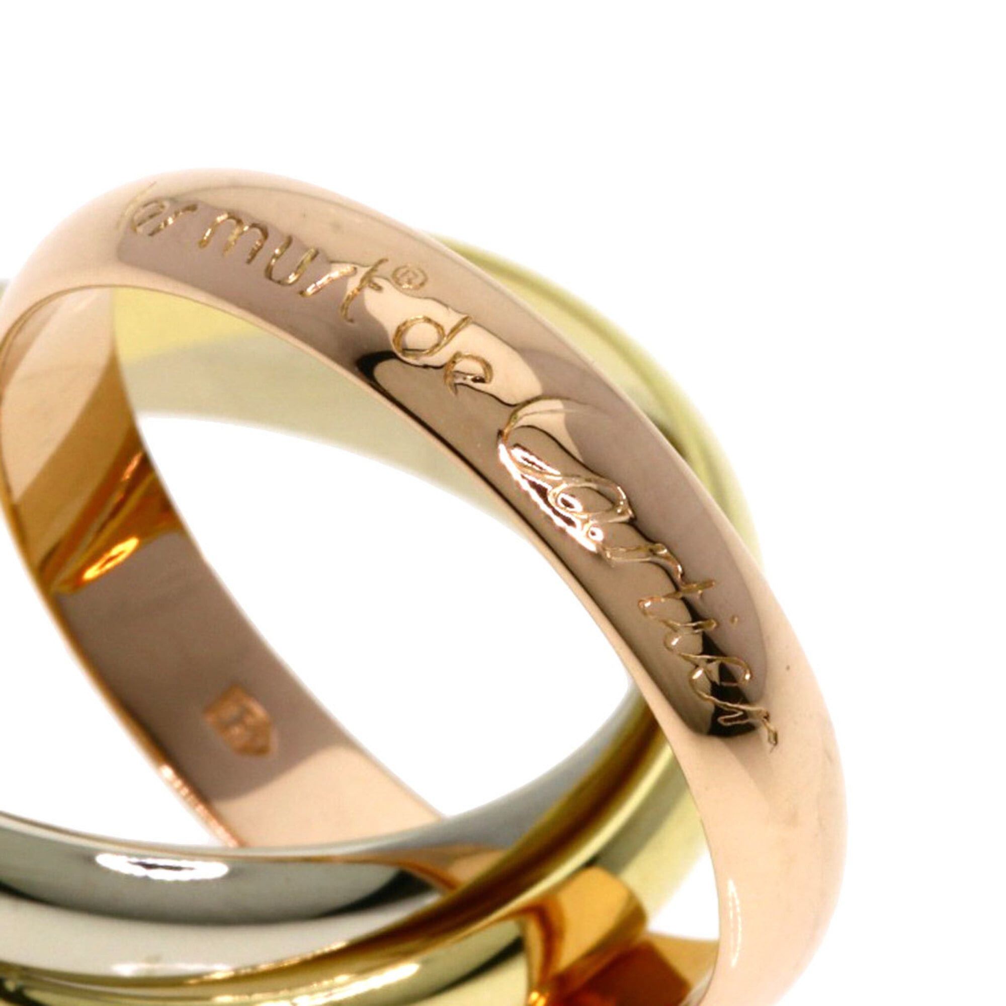 Cartier Cartier Trinity #51 Ring - 18K Yellow Gold/18K Pink White Gold Women's CARTIER Size ONE SIZE - 5 Thumbnail