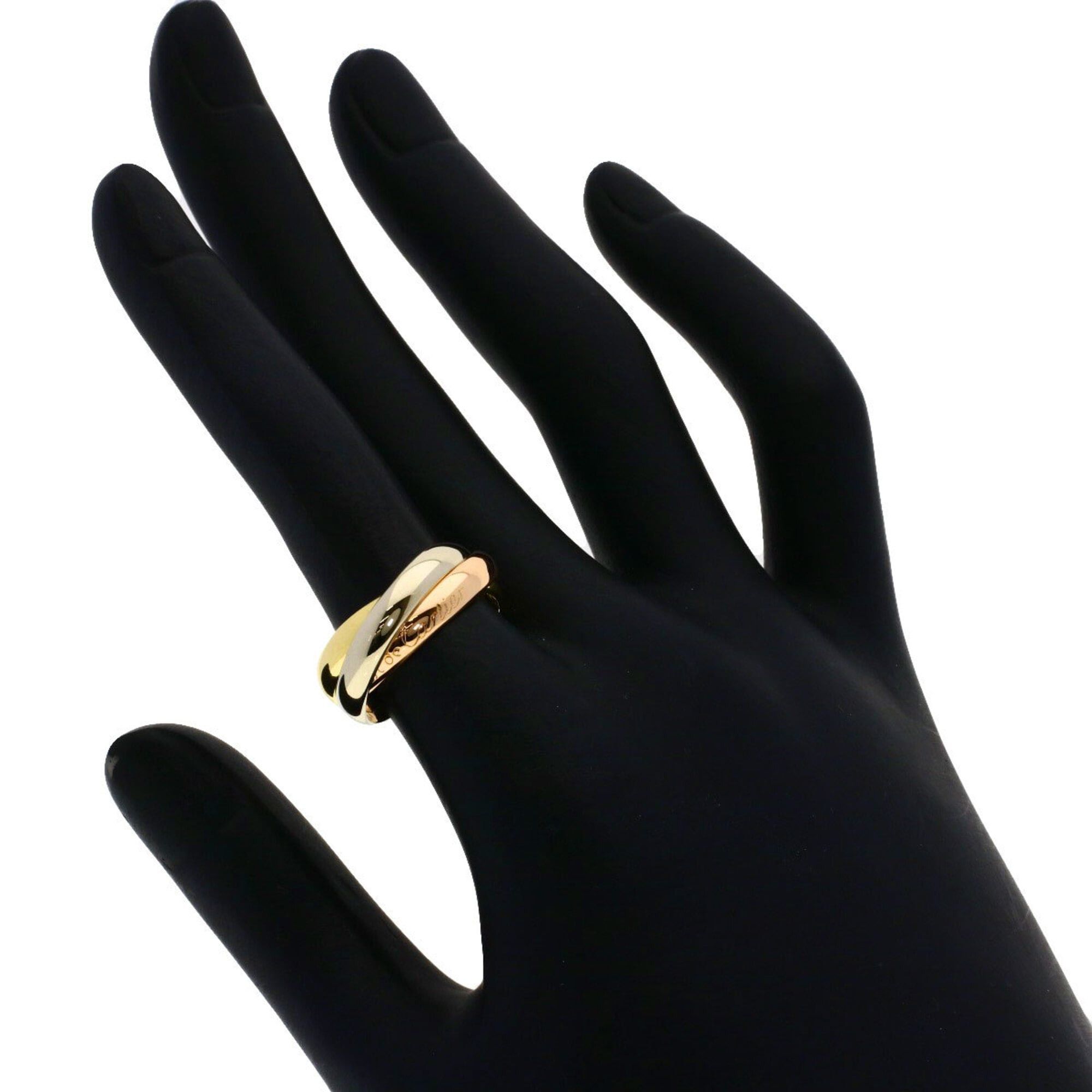 Cartier Cartier Trinity #51 Ring - 18K Yellow Gold/18K Pink White Gold Women's CARTIER Size ONE SIZE - 4 Thumbnail