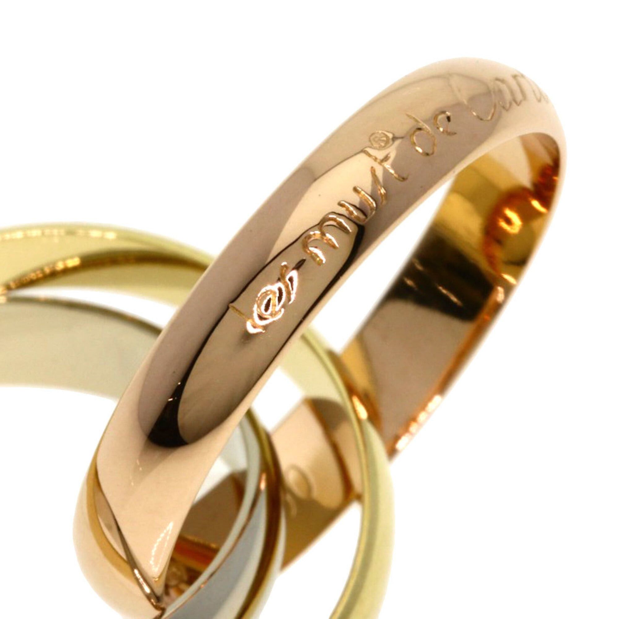 Cartier Cartier Trinity #51 Ring - 18K Yellow Gold/18K Pink White Gold Women's CARTIER Size ONE SIZE - 6 Thumbnail