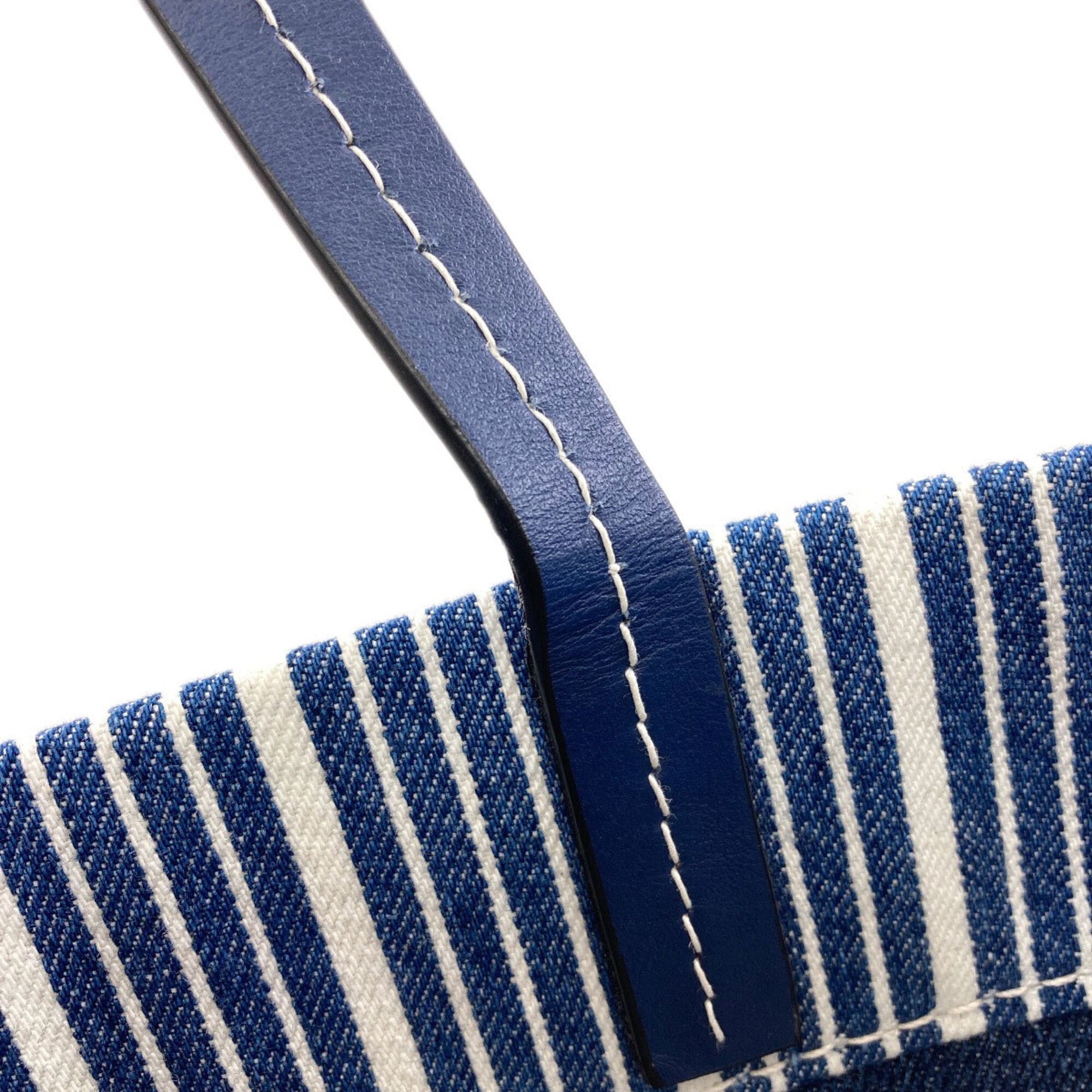 Miu Miu Miu Miu Miu Striped Denim Tote Bag for Women Size ONE SIZE - 10 Thumbnail