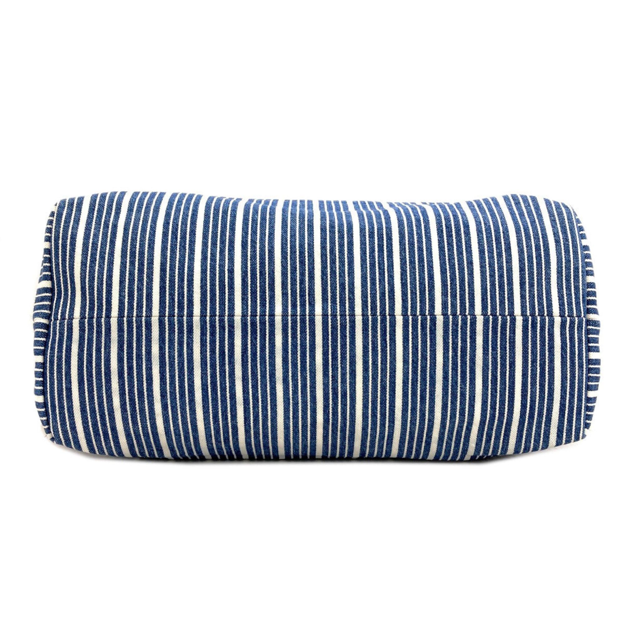 Miu Miu Miu Miu Miu Striped Denim Tote Bag for Women Size ONE SIZE - 4 Thumbnail