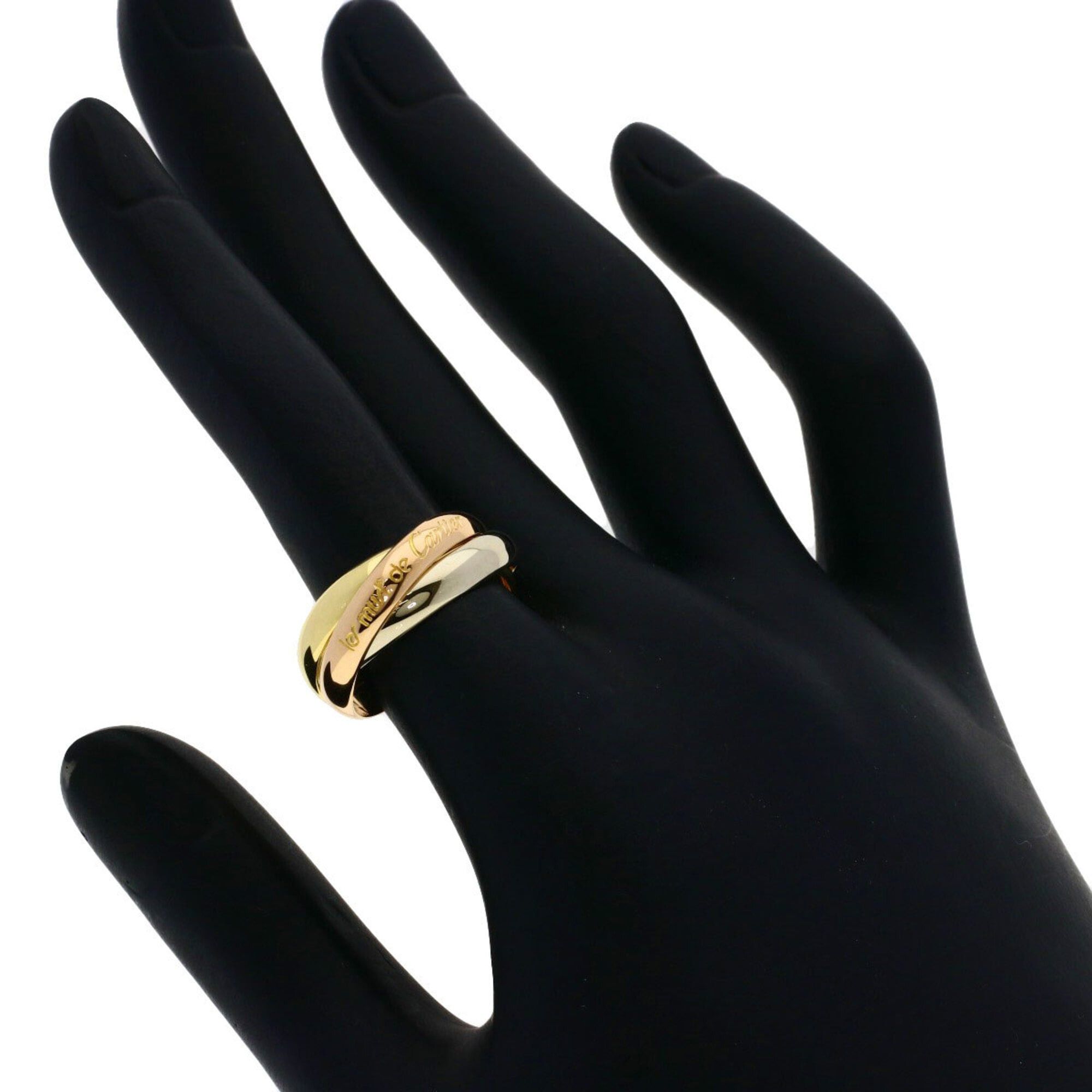 Cartier Cartier Trinity #51 Ring - 18K Yellow Gold/18K Pink White Gold Women's CARTIER Size ONE SIZE - 5 Thumbnail