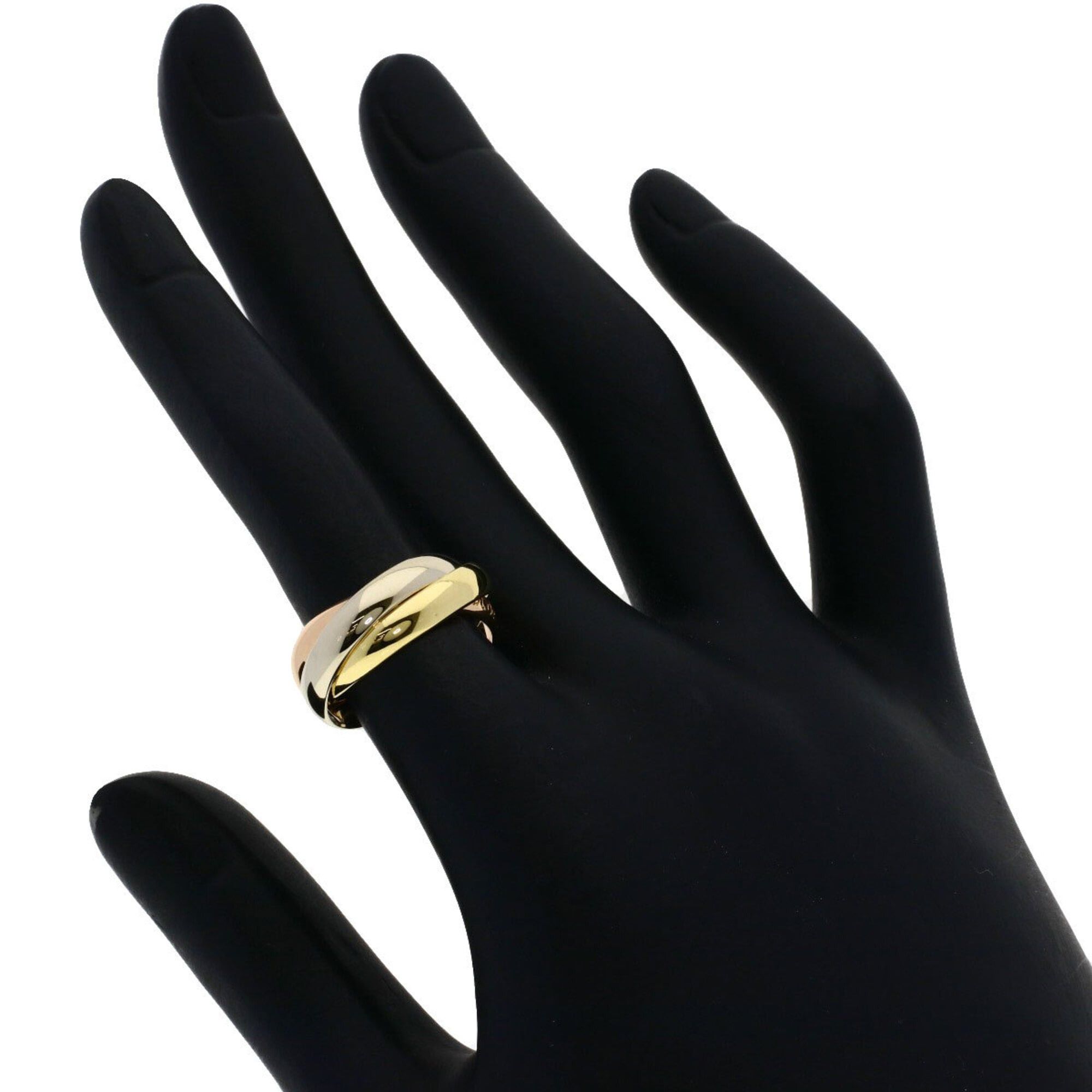 Cartier Cartier Trinity #49 Ring - 18K Yellow Gold/18K Pink White Gold Women's CARTIER Size ONE SIZE - 4 Thumbnail