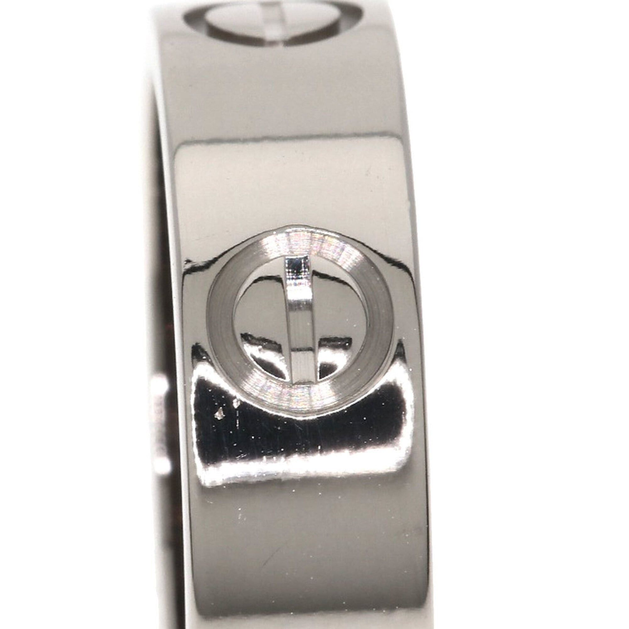 Cartier Cartier Love Ring #49, 18K White Gold, Women's Ring, CARTIER Size ONE SIZE - 8 Thumbnail
