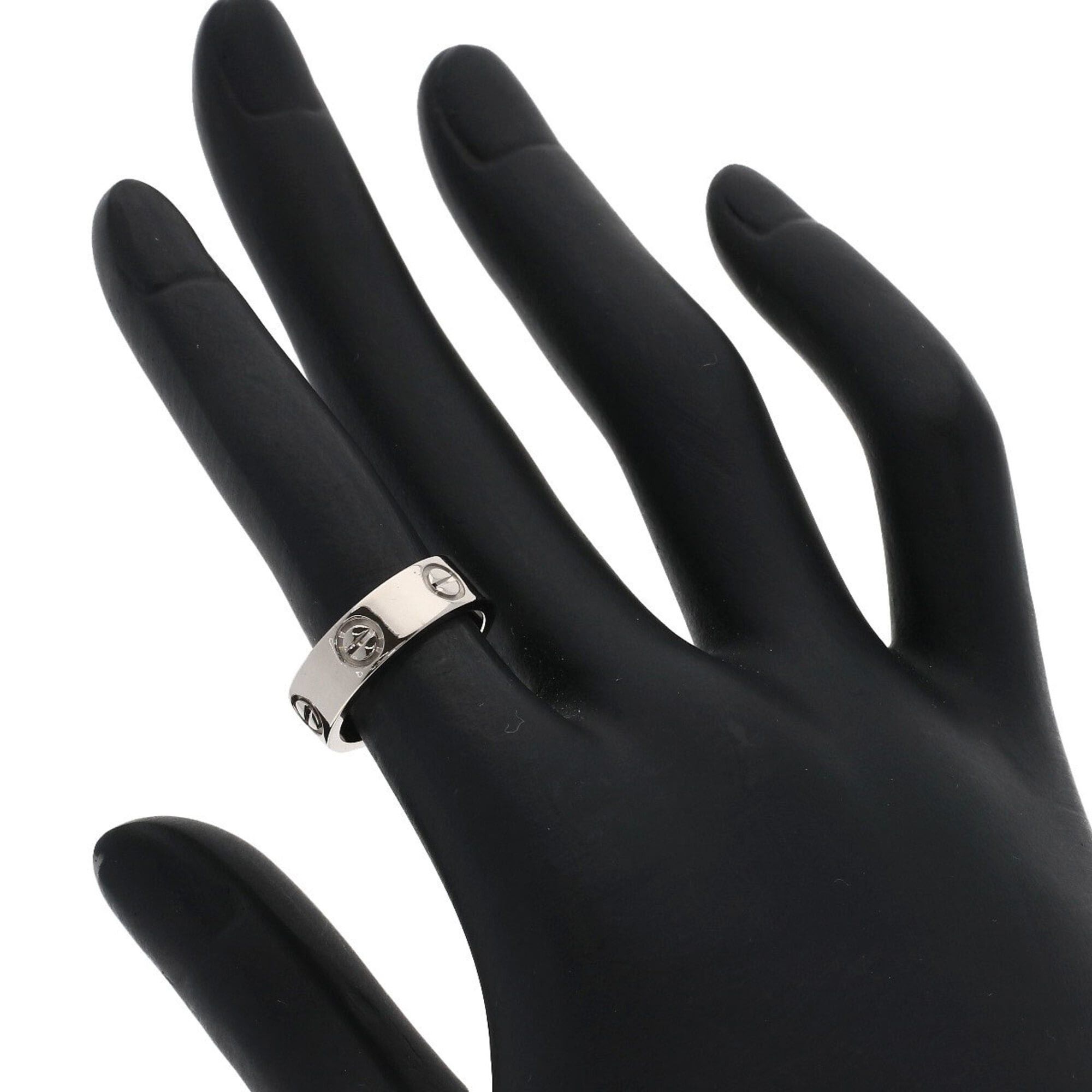 Cartier Cartier Love Ring #49, 18K White Gold, Women's Ring, CARTIER Size ONE SIZE - 5 Thumbnail