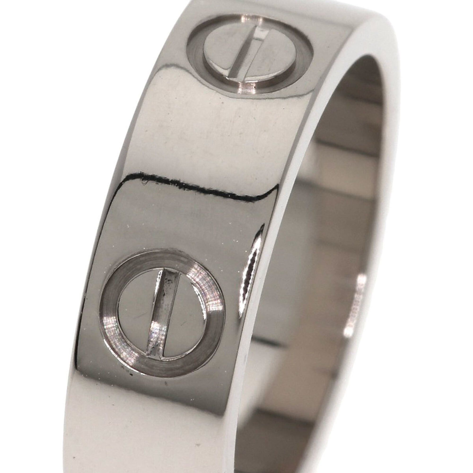 Cartier Cartier Love Ring #49, 18K White Gold, Women's Ring, CARTIER Size ONE SIZE - 6 Thumbnail
