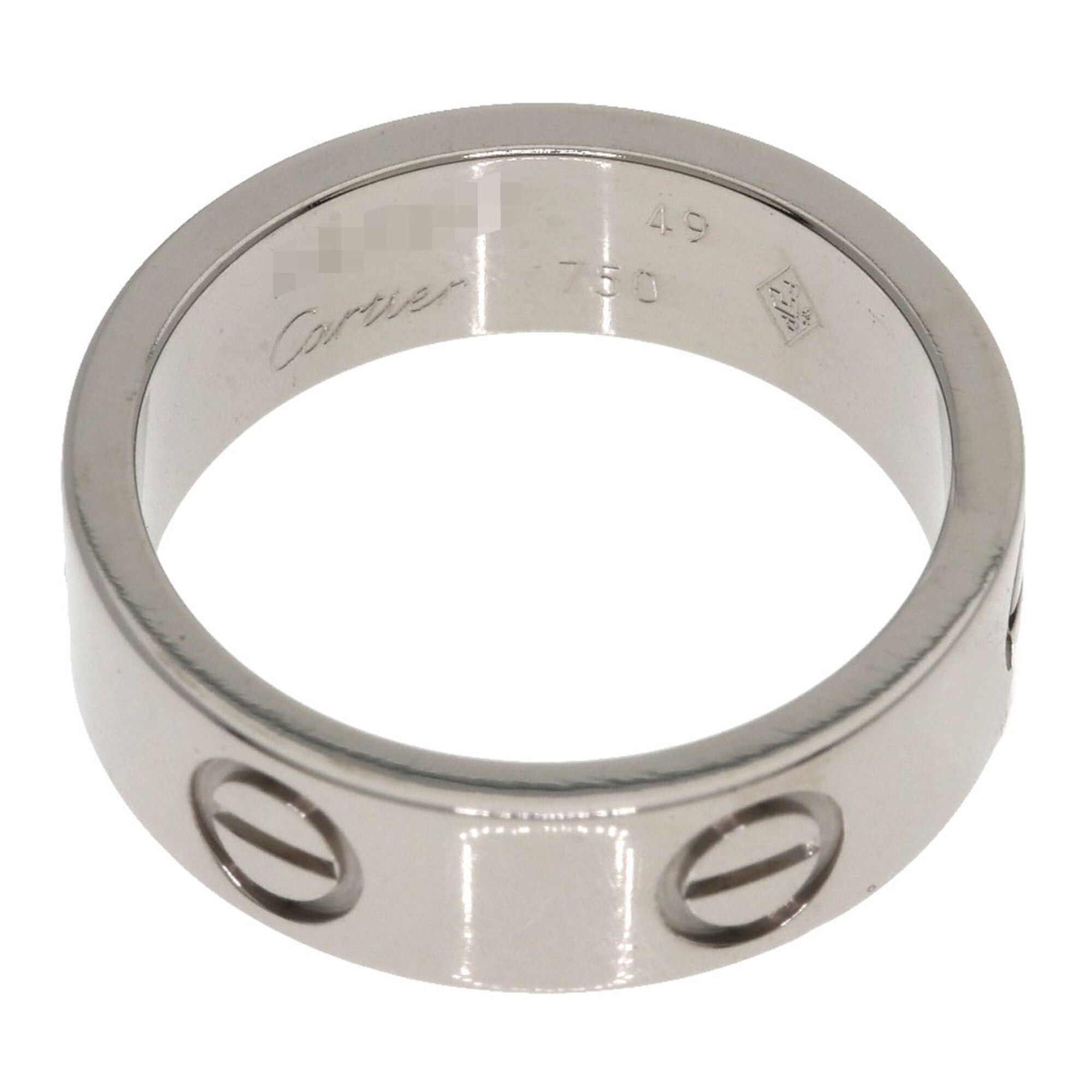 Cartier Cartier Love Ring #49, 18K White Gold, Women's Ring, CARTIER Size ONE SIZE - 4 Thumbnail